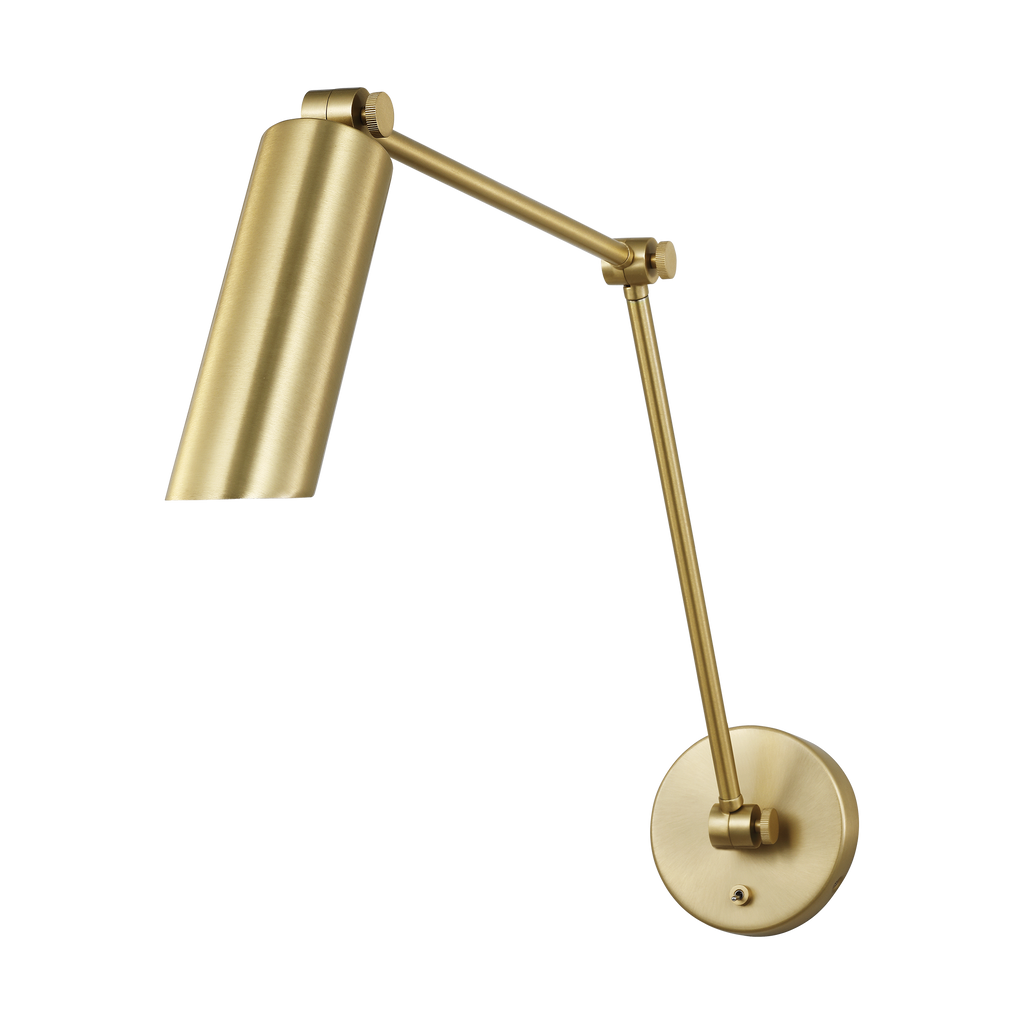 Frasar Arm Large Sconce Satin Brass
