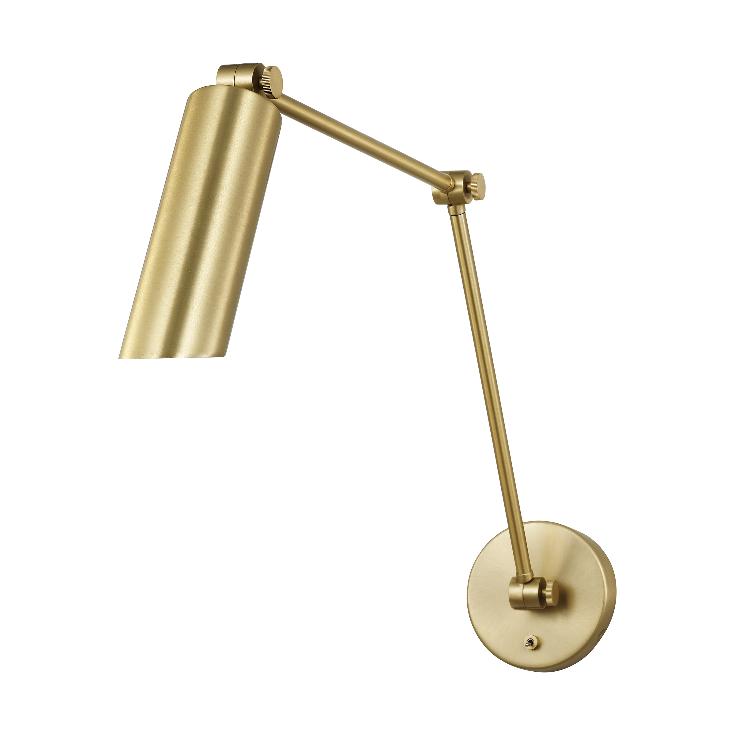 Frasar Arm Large Sconce Satin Brass
