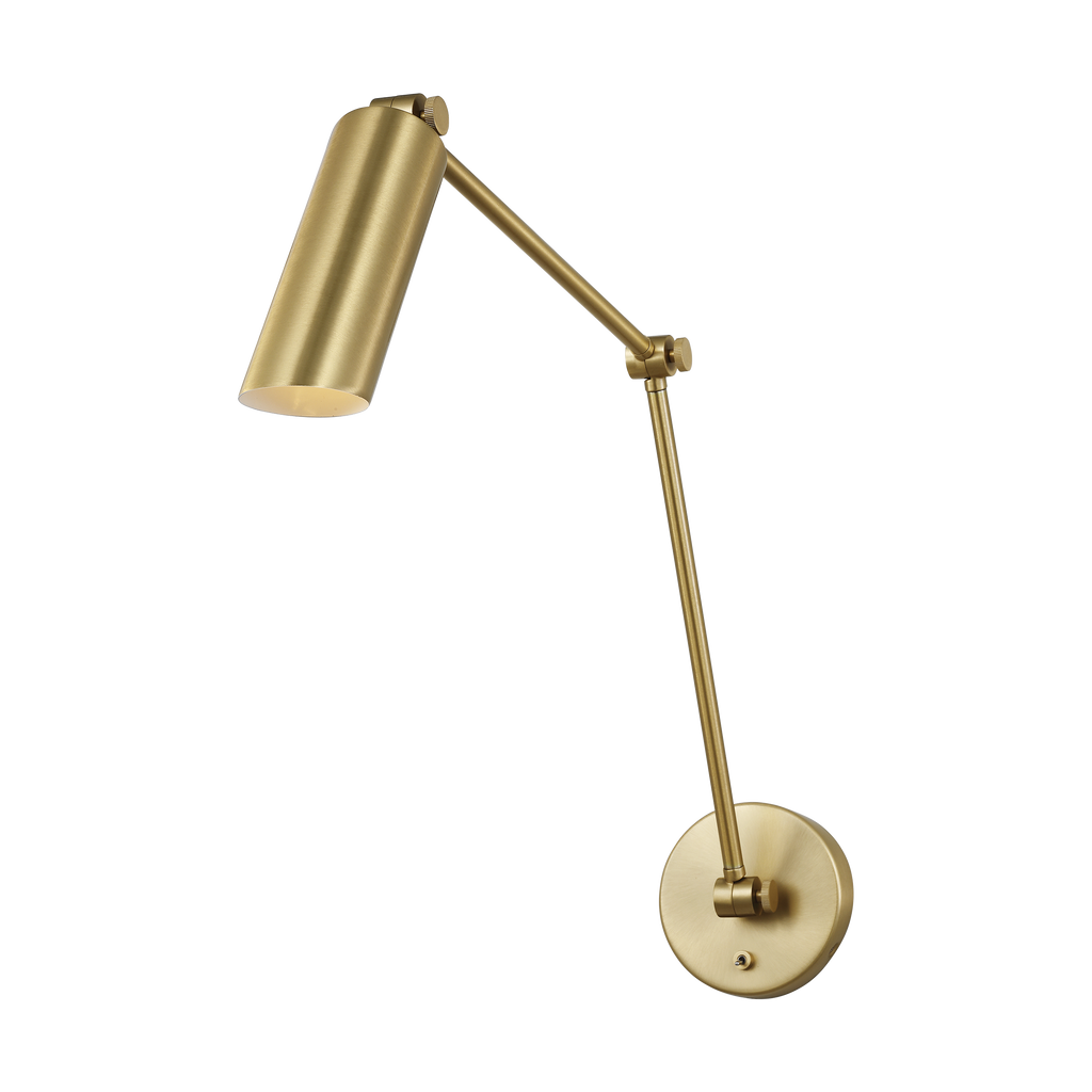 Frasar Arm Large Sconce Satin Brass