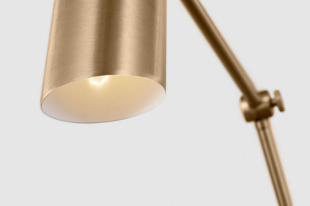 Frasar Arm Large Sconce Satin Brass