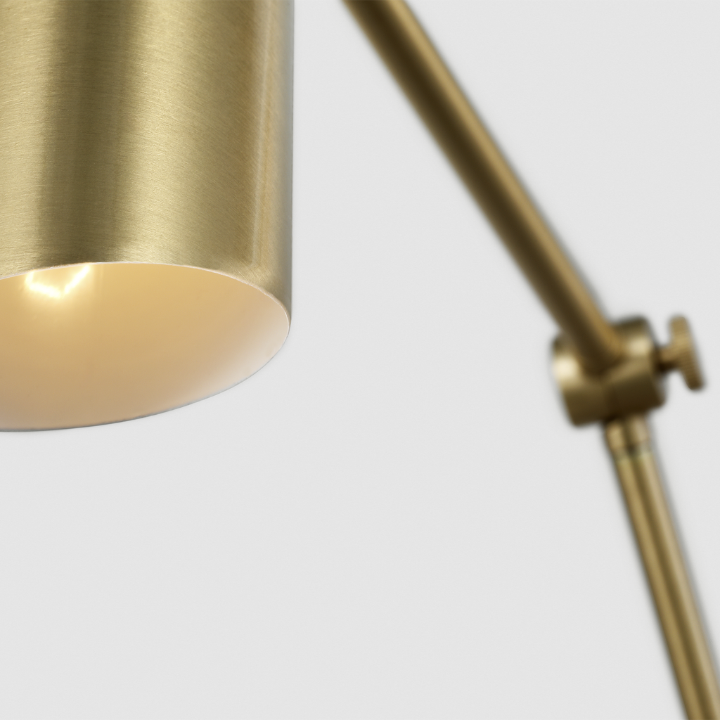 Frasar Arm Large Sconce Satin Brass