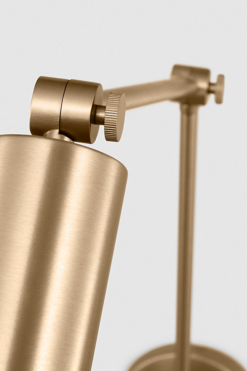 Frasar Arm Large Sconce Satin Brass