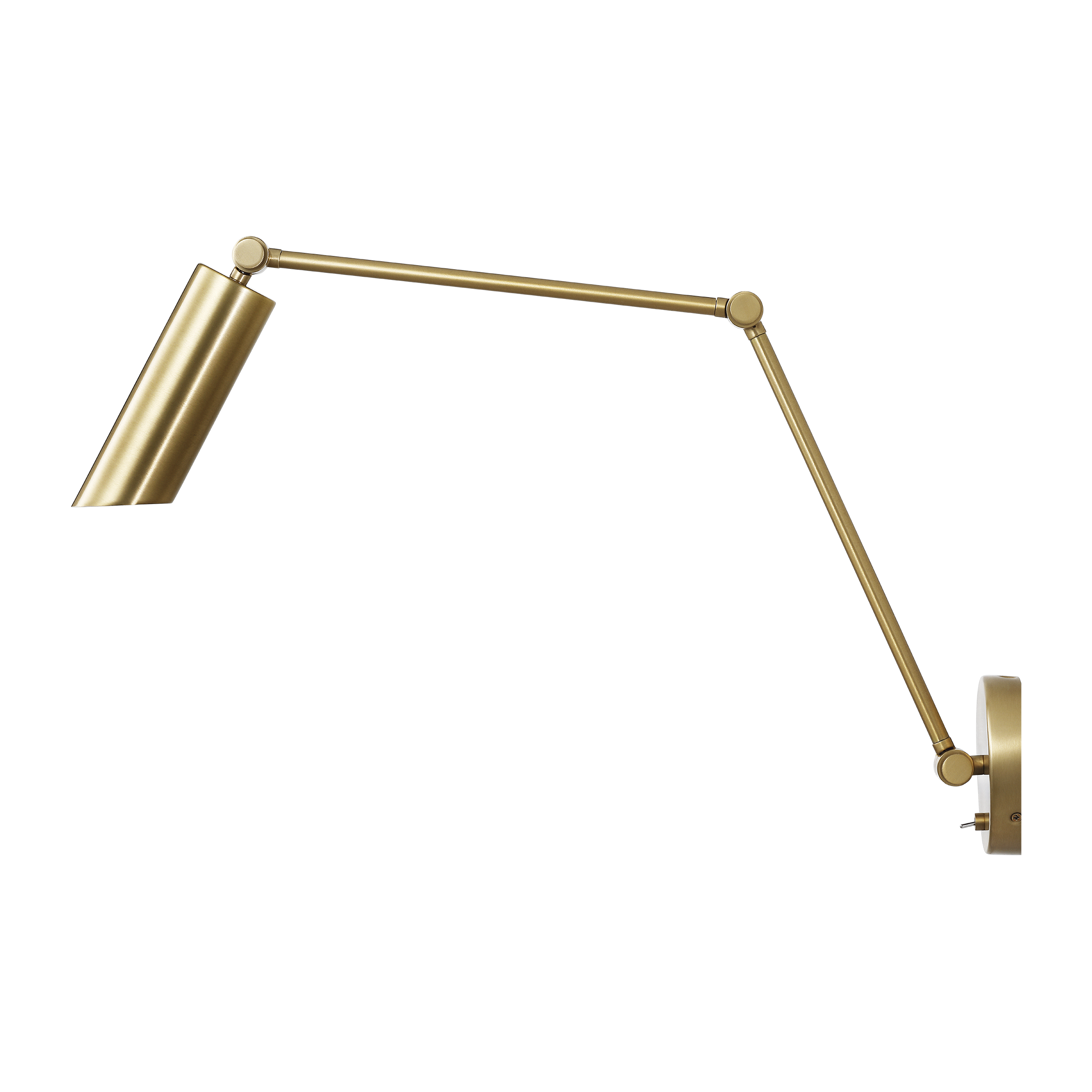 Frasar Arm Large Sconce Satin Brass