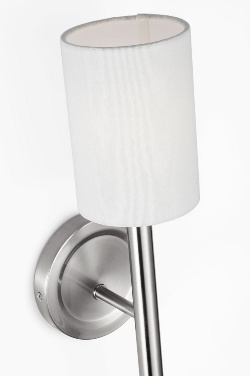 Egmont Tall Sconce Brushed Nickel