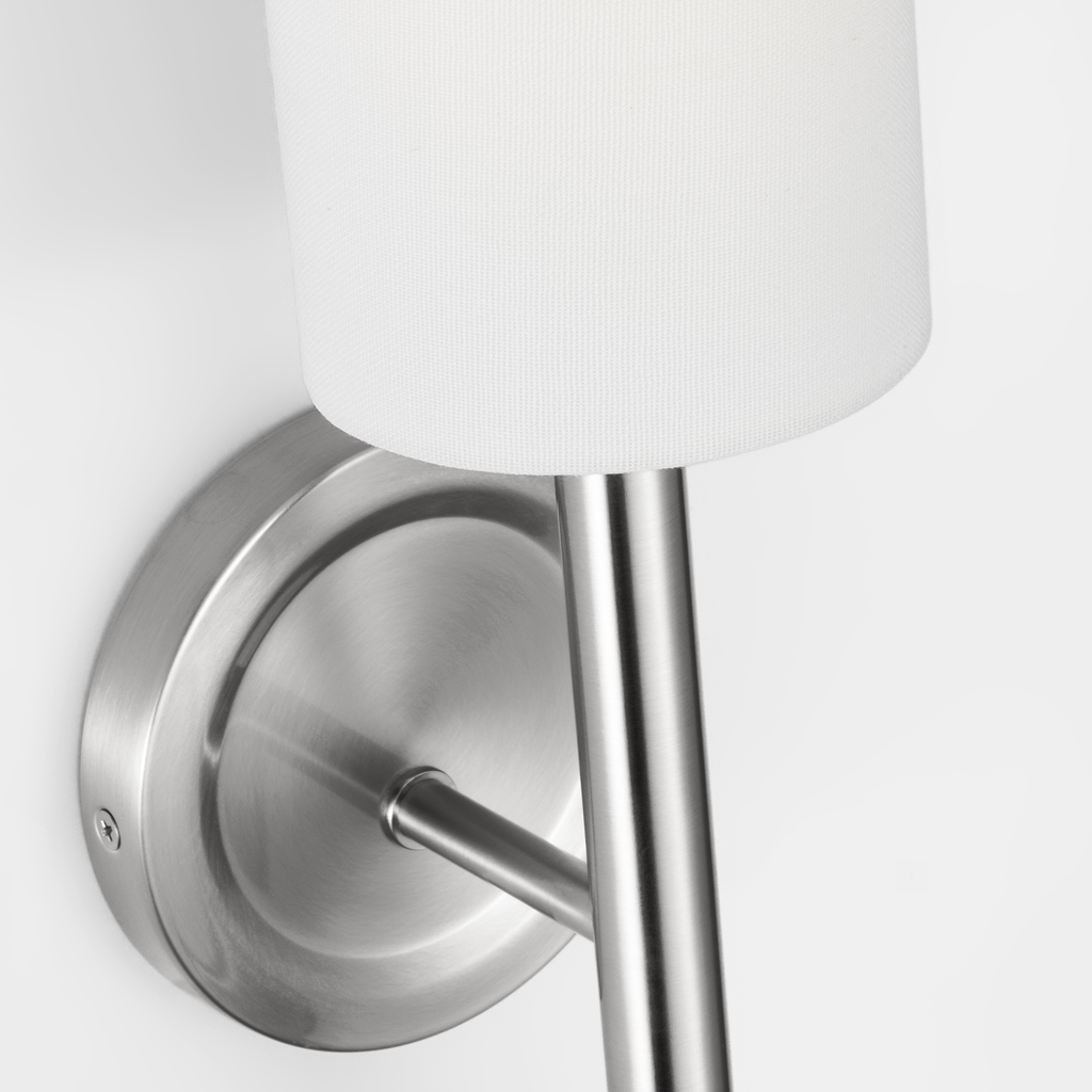 Egmont Tall Sconce Brushed Nickel