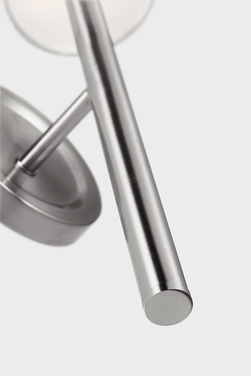 Egmont Tall Sconce Brushed Nickel
