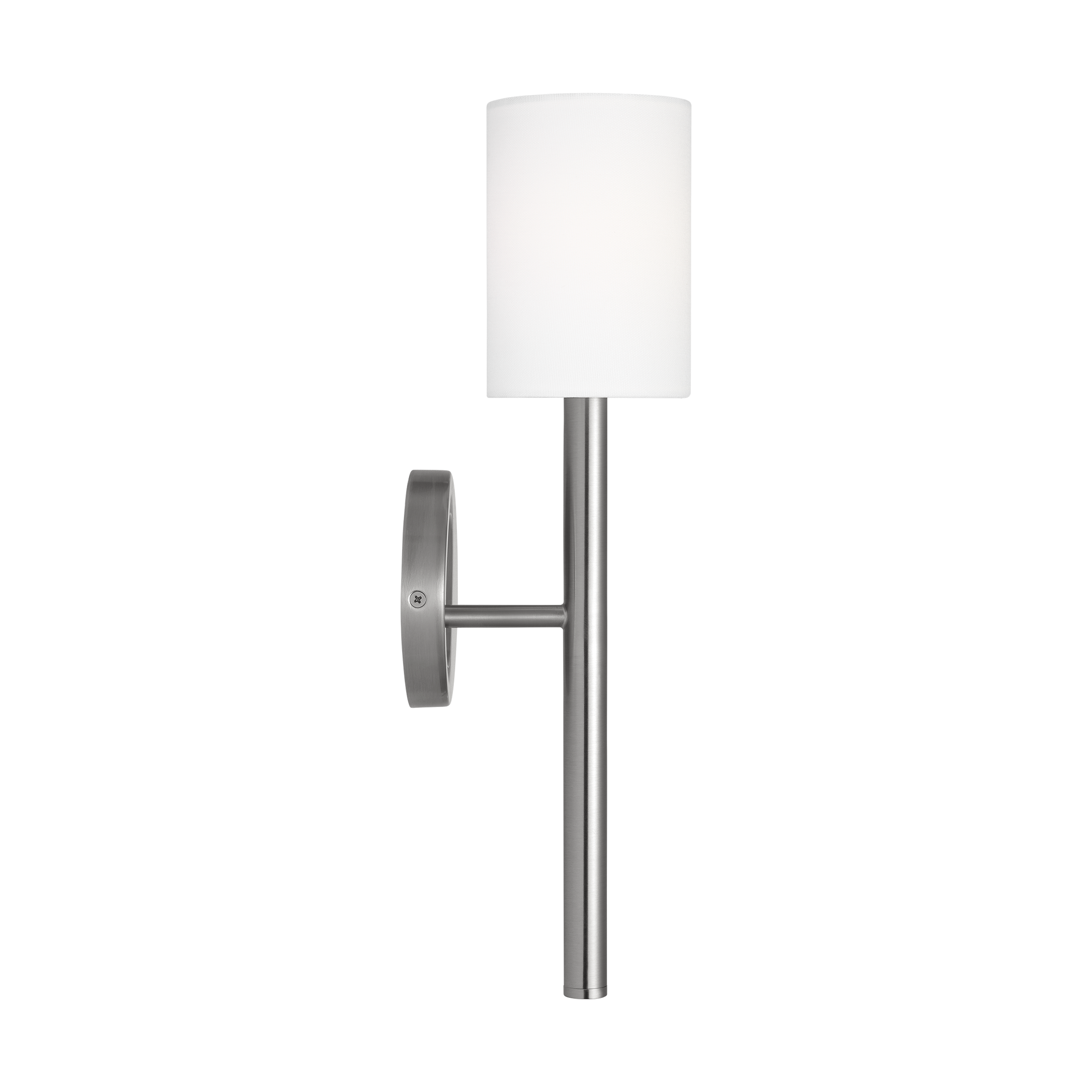 Egmont Tall Sconce Brushed Nickel