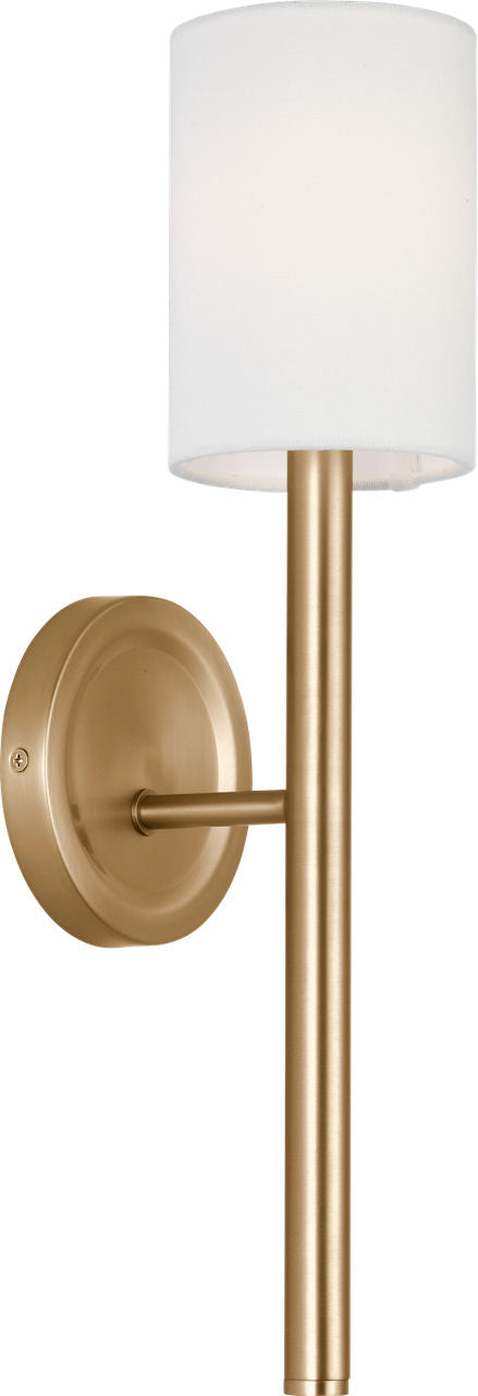 Egmont Tall Sconce Satin Brass