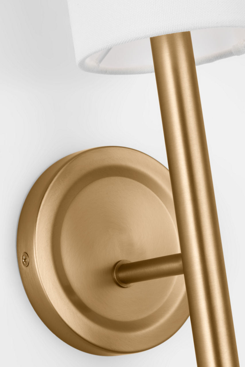 Egmont Tall Sconce Satin Brass