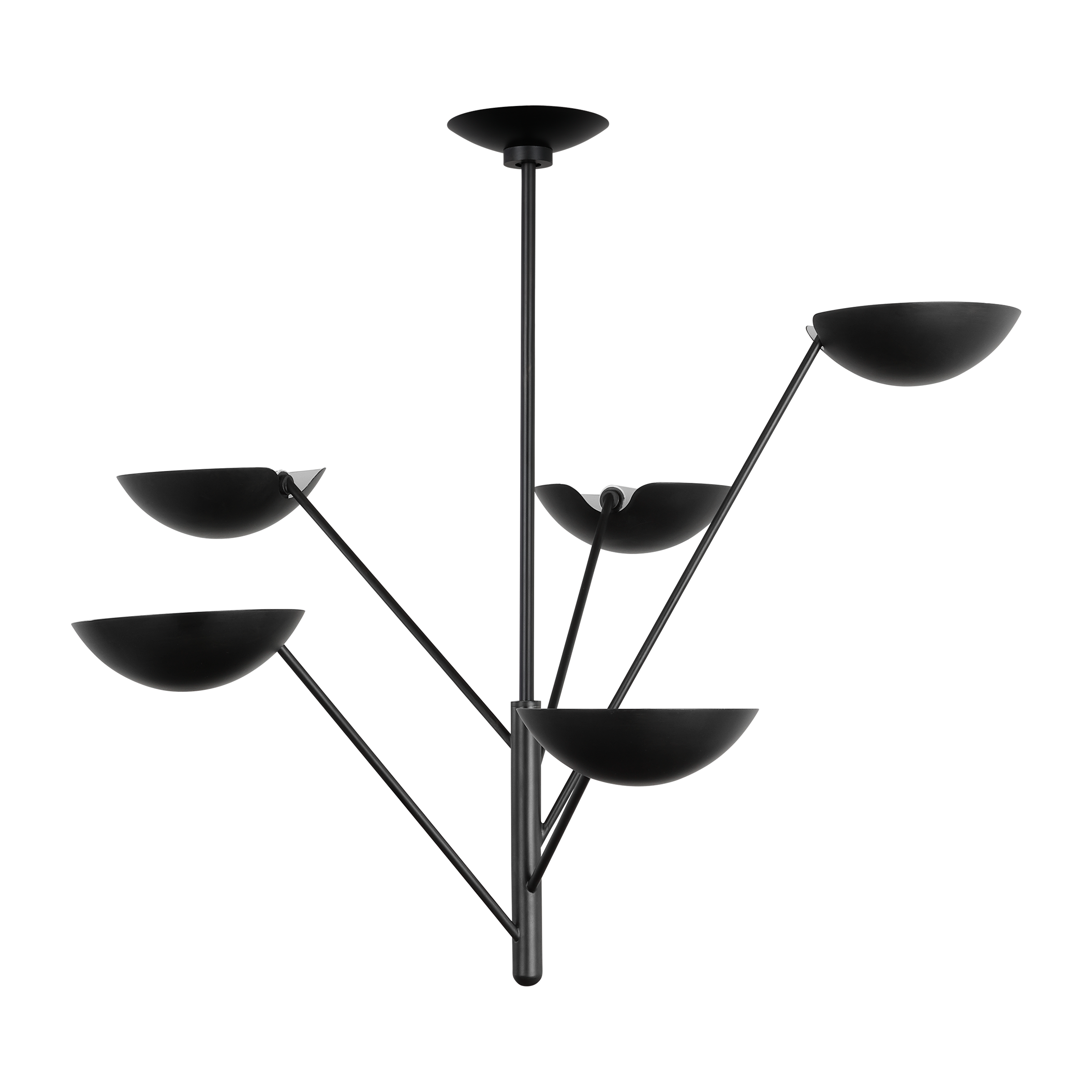 Nevel Tall Chandelier | Aged Iron
