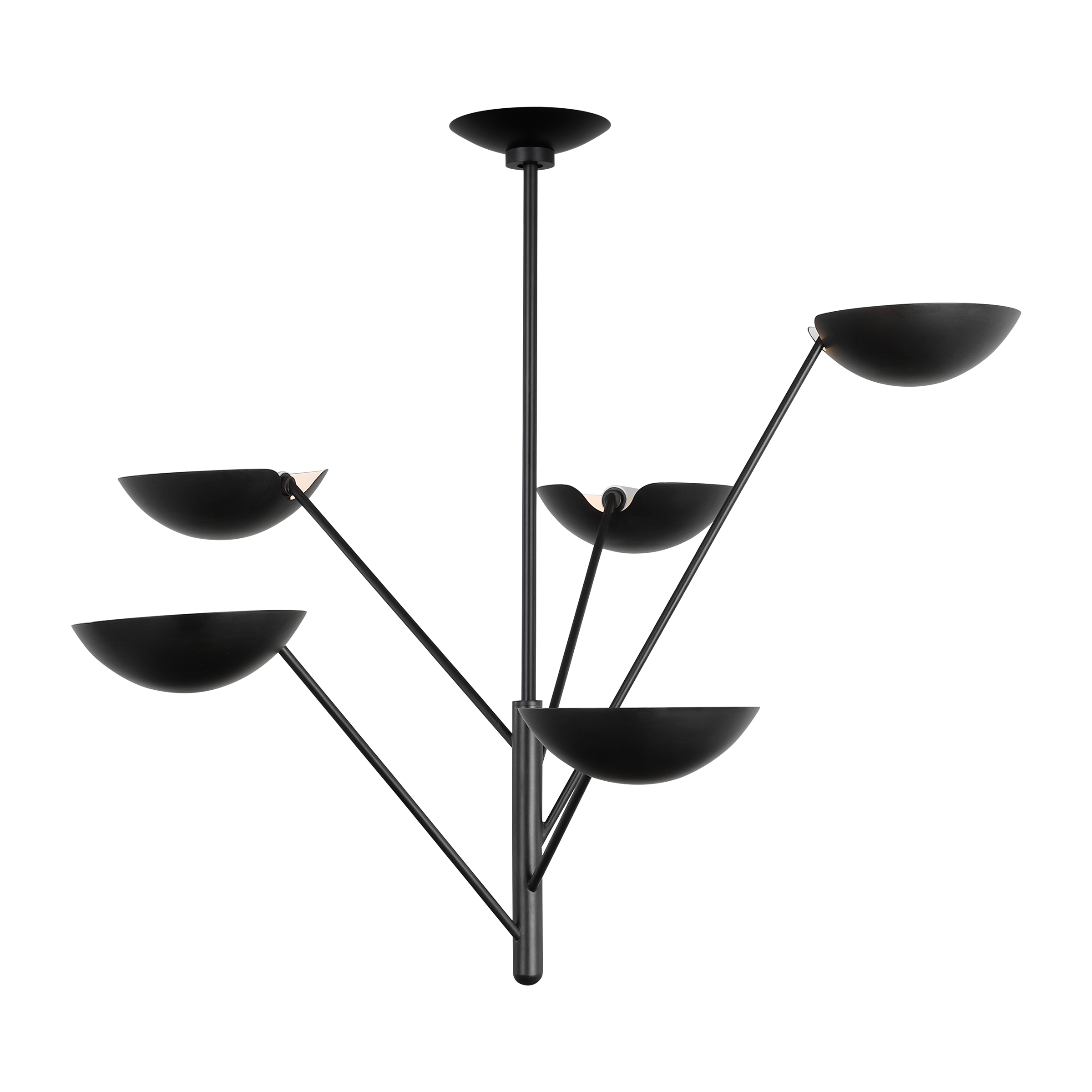 Nevel Tall Chandelier | Aged Iron