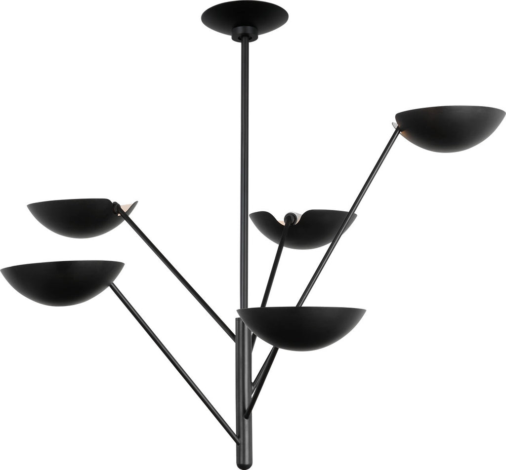 Nevel Tall Chandelier | Aged Iron