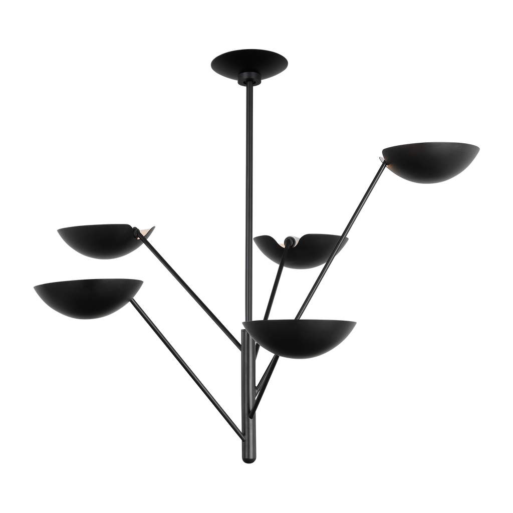 Nevel Tall Chandelier | Aged Iron