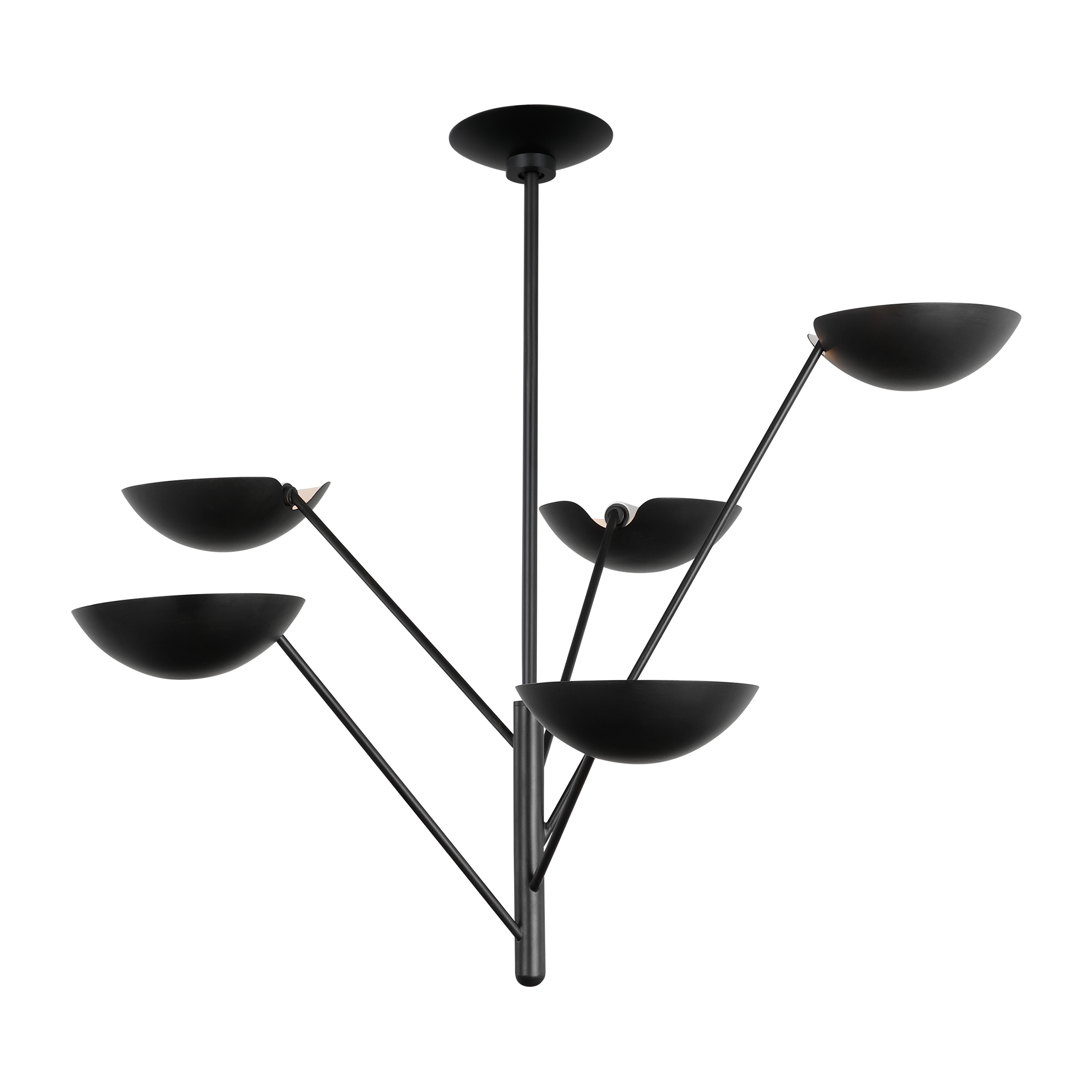 Nevel Tall Chandelier | Aged Iron