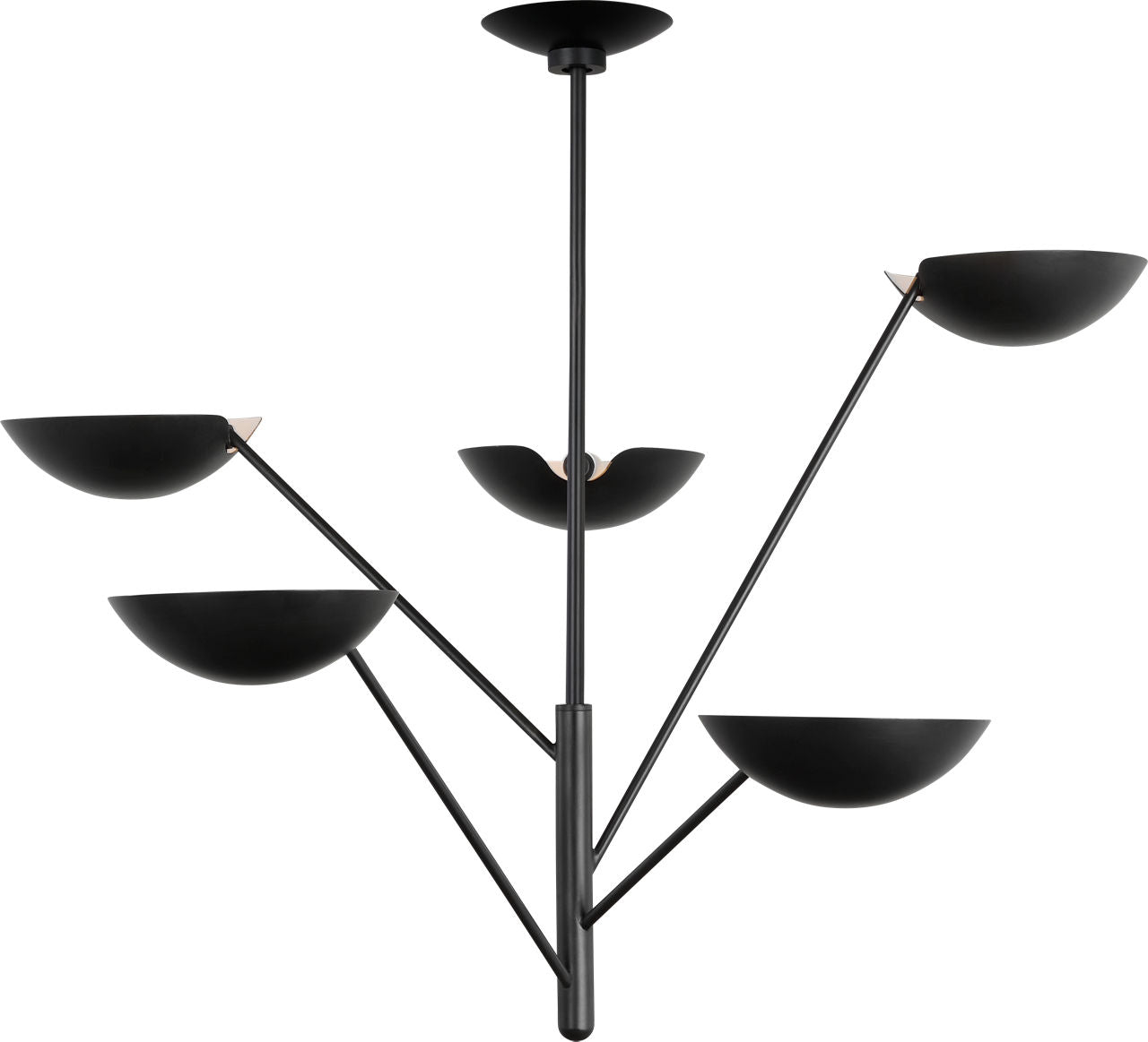 Nevel Tall Chandelier | Aged Iron