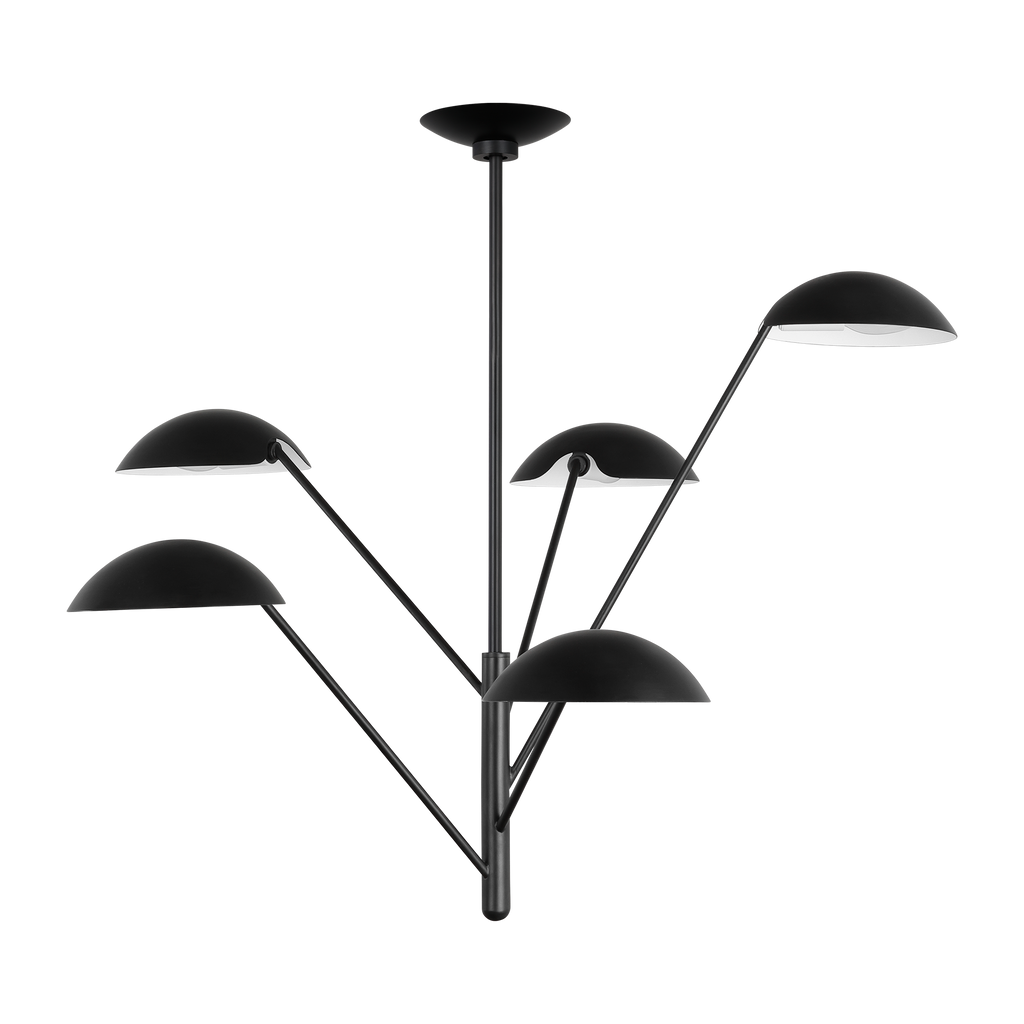 Nevel Tall Chandelier | Aged Iron