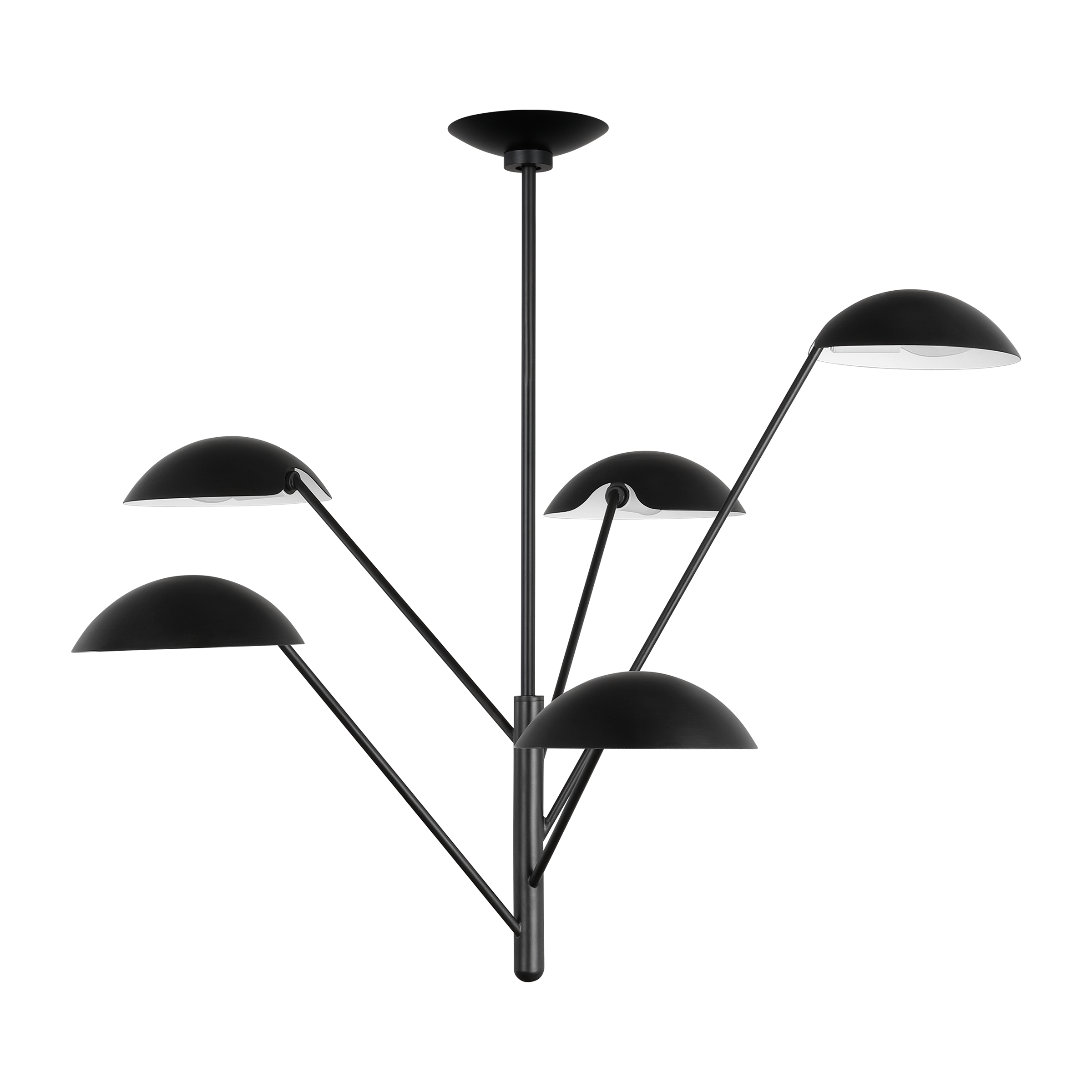Nevel Tall Chandelier | Aged Iron