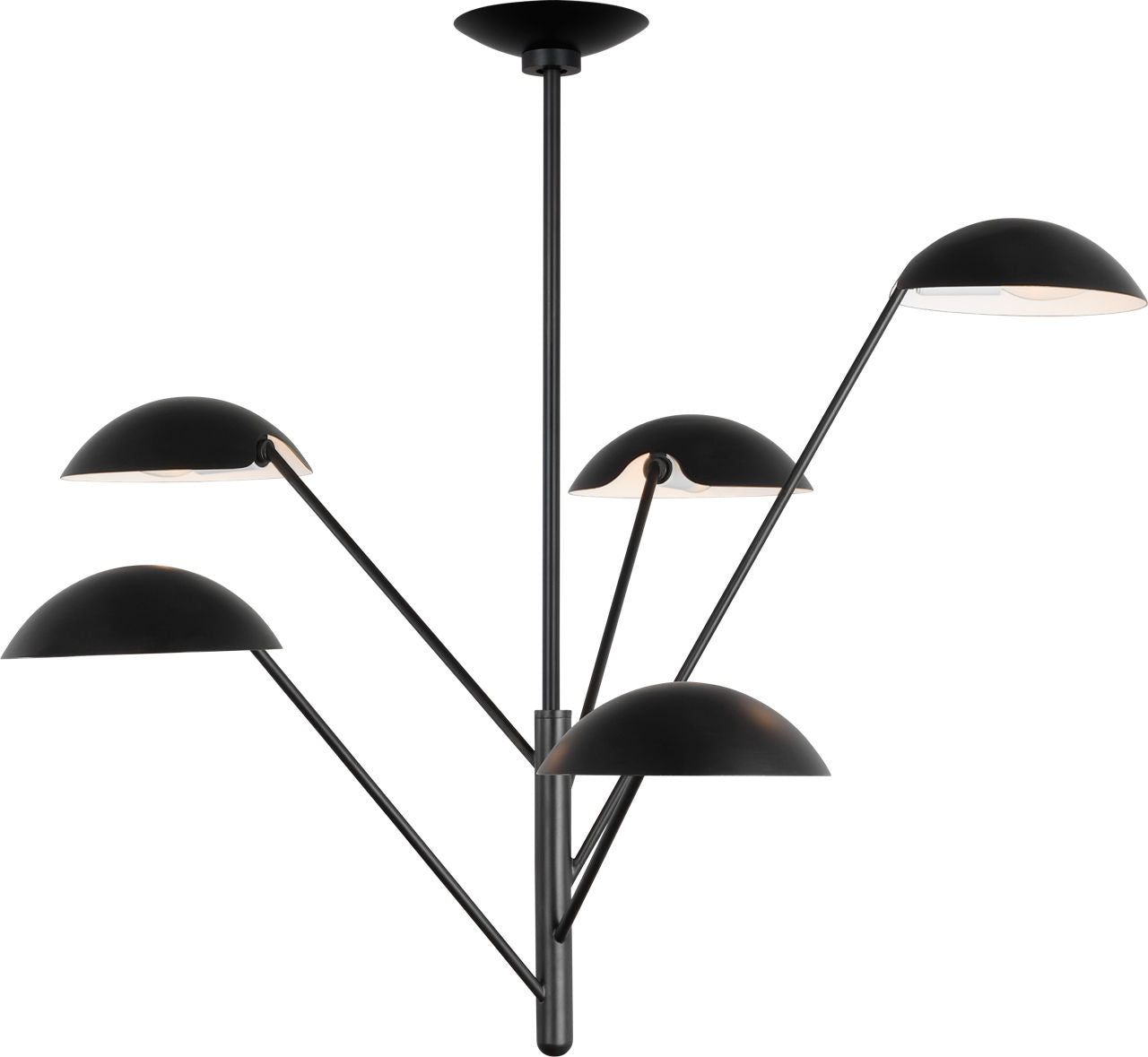 Nevel Tall Chandelier | Aged Iron