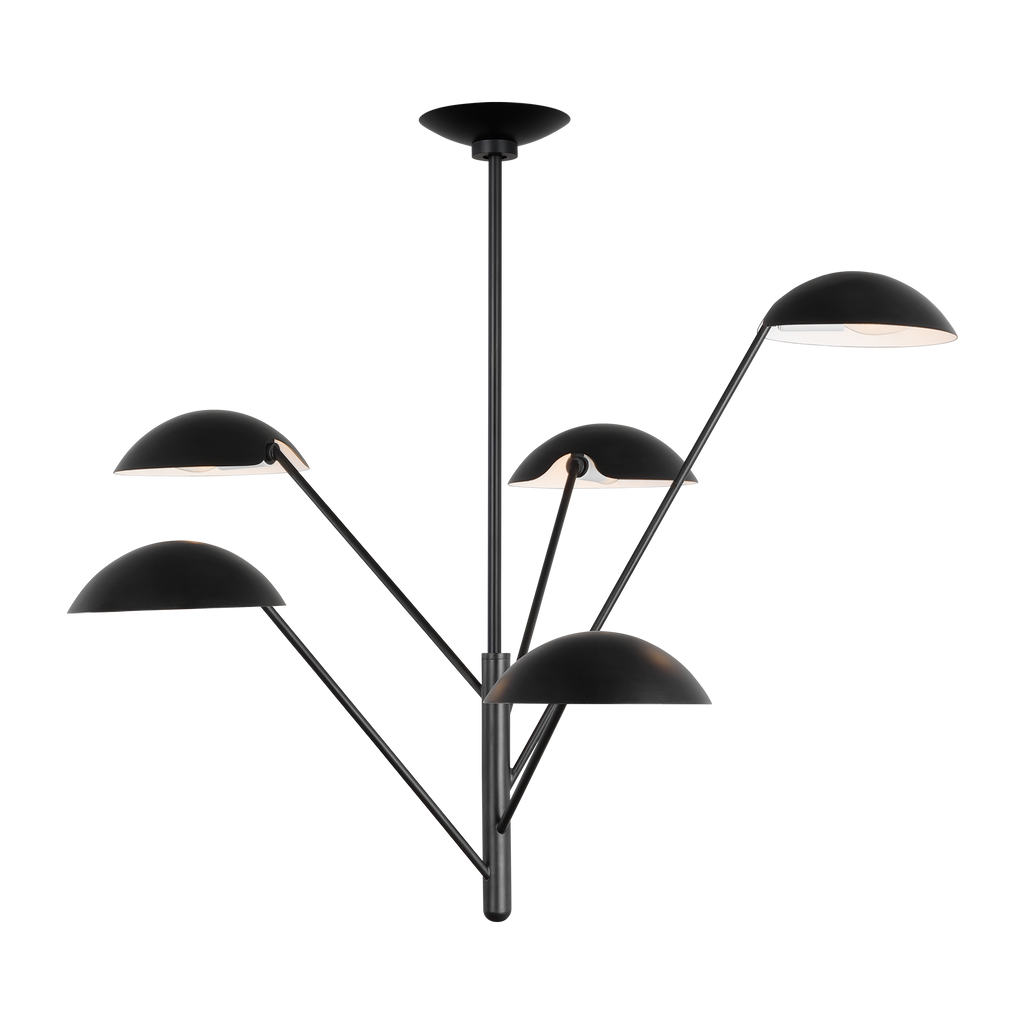 Nevel Tall Chandelier | Aged Iron