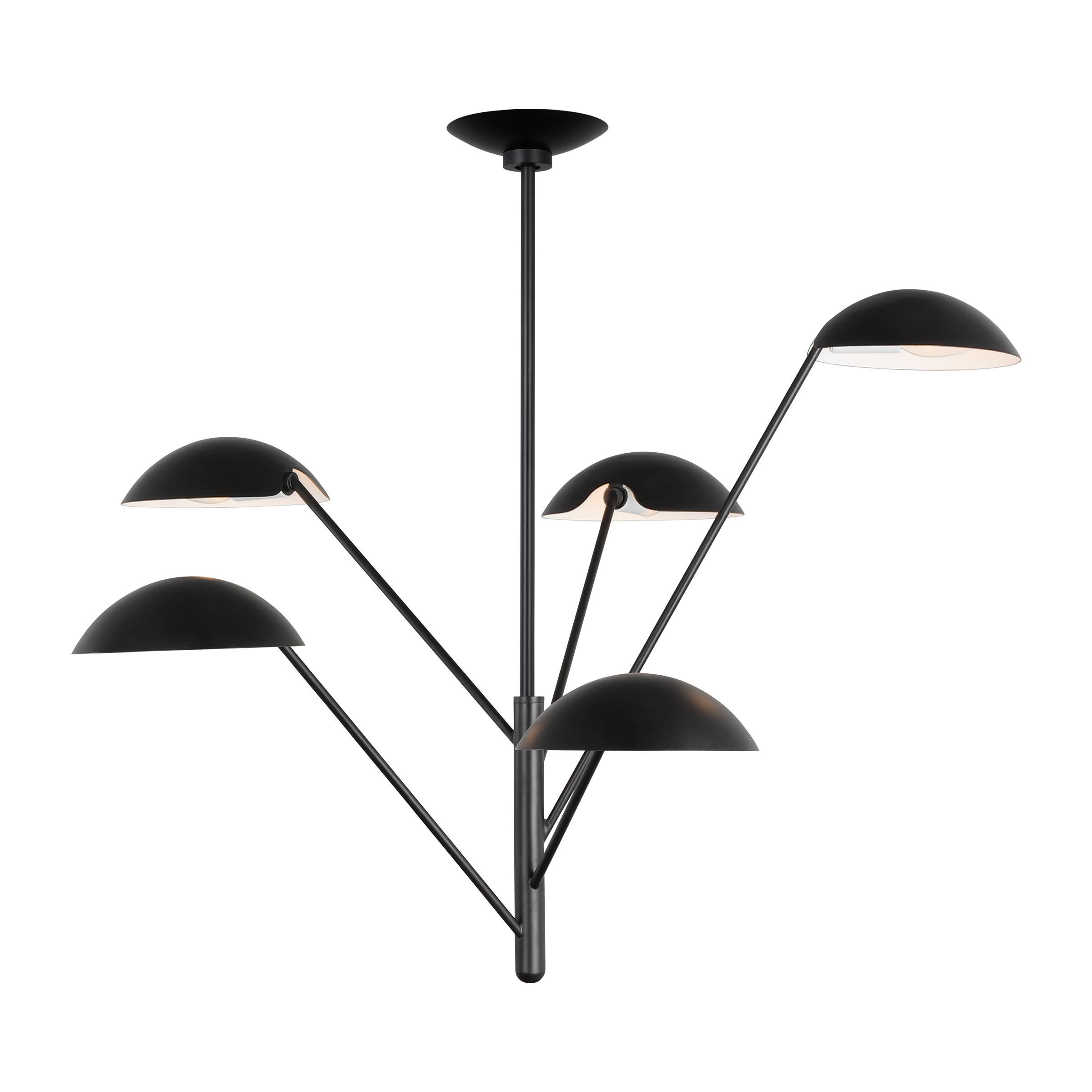 Nevel Tall Chandelier | Aged Iron
