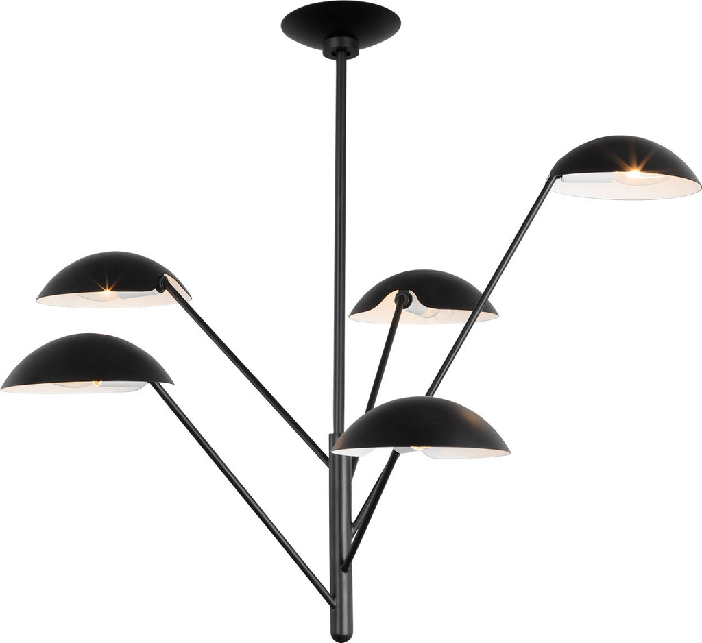 Nevel Tall Chandelier | Aged Iron