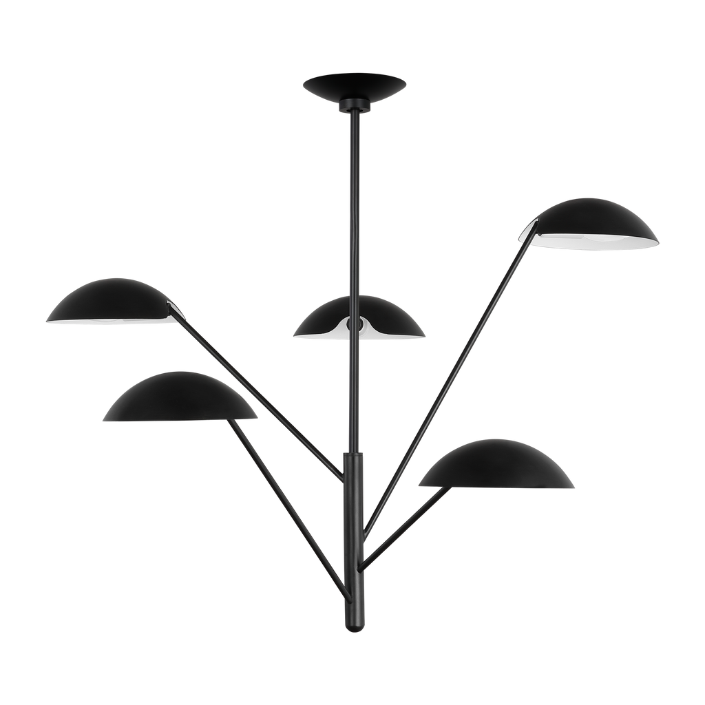 Nevel Tall Chandelier | Aged Iron