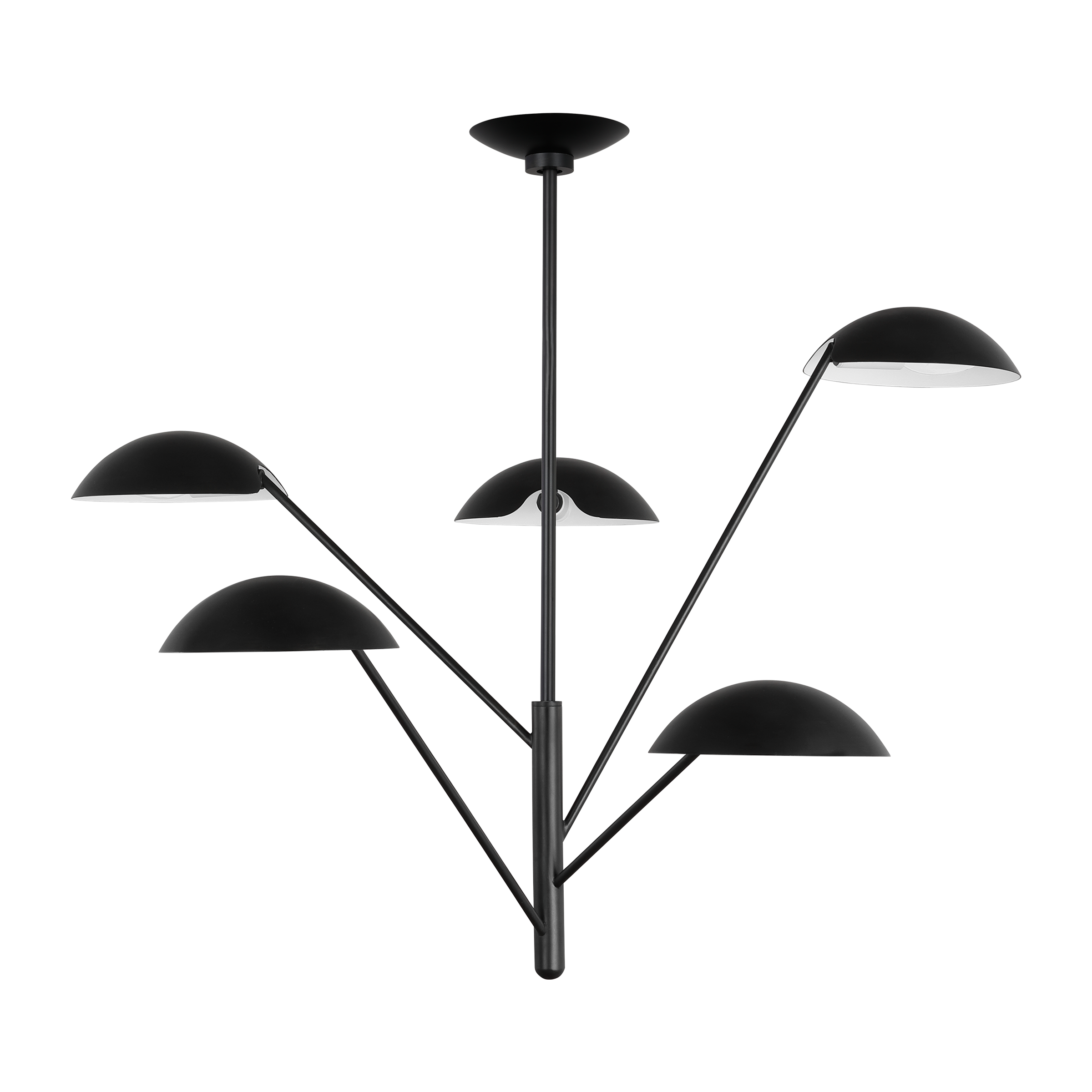 Nevel Tall Chandelier | Aged Iron