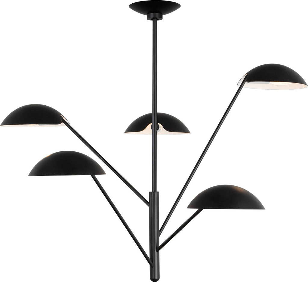 Nevel Tall Chandelier | Aged Iron