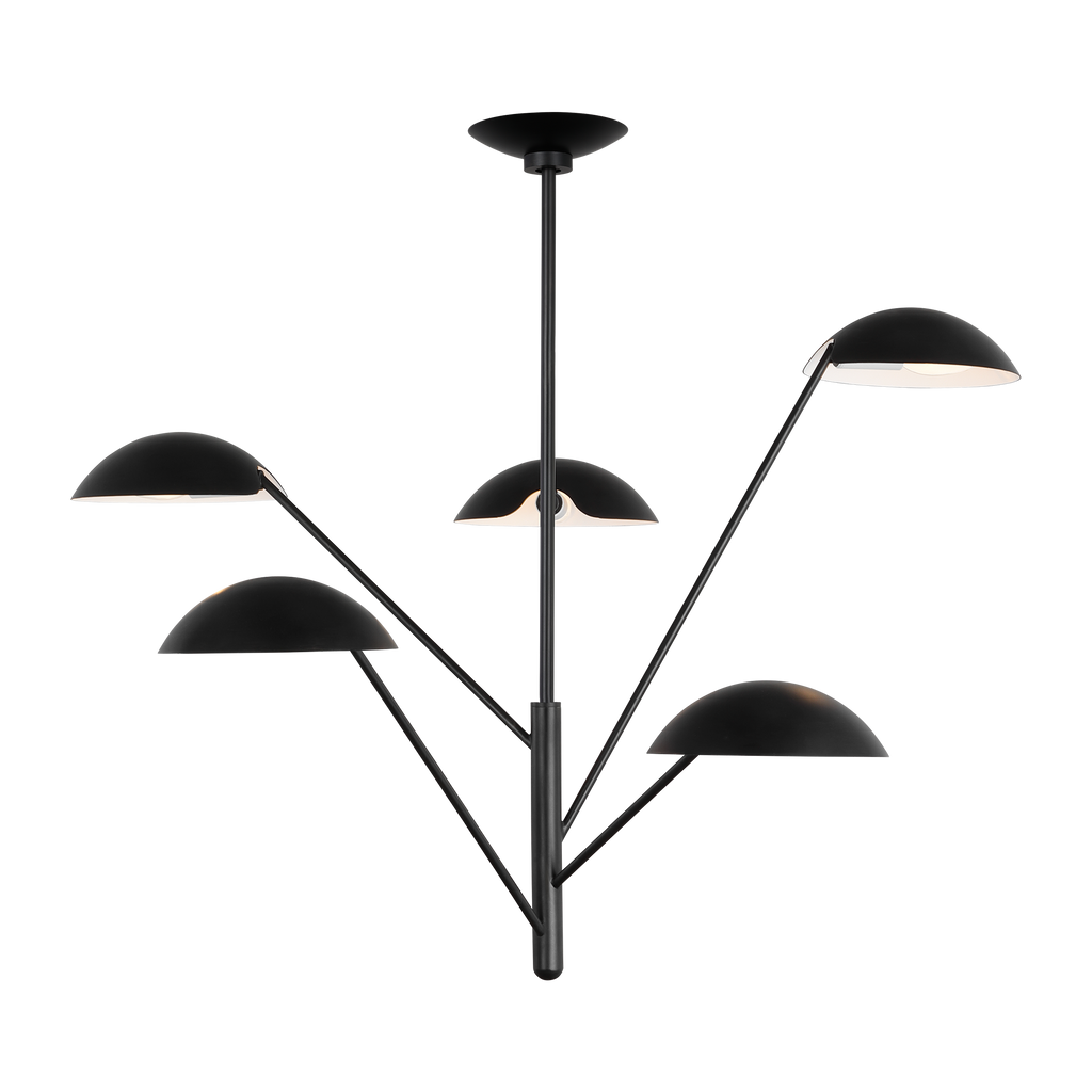 Nevel Tall Chandelier | Aged Iron