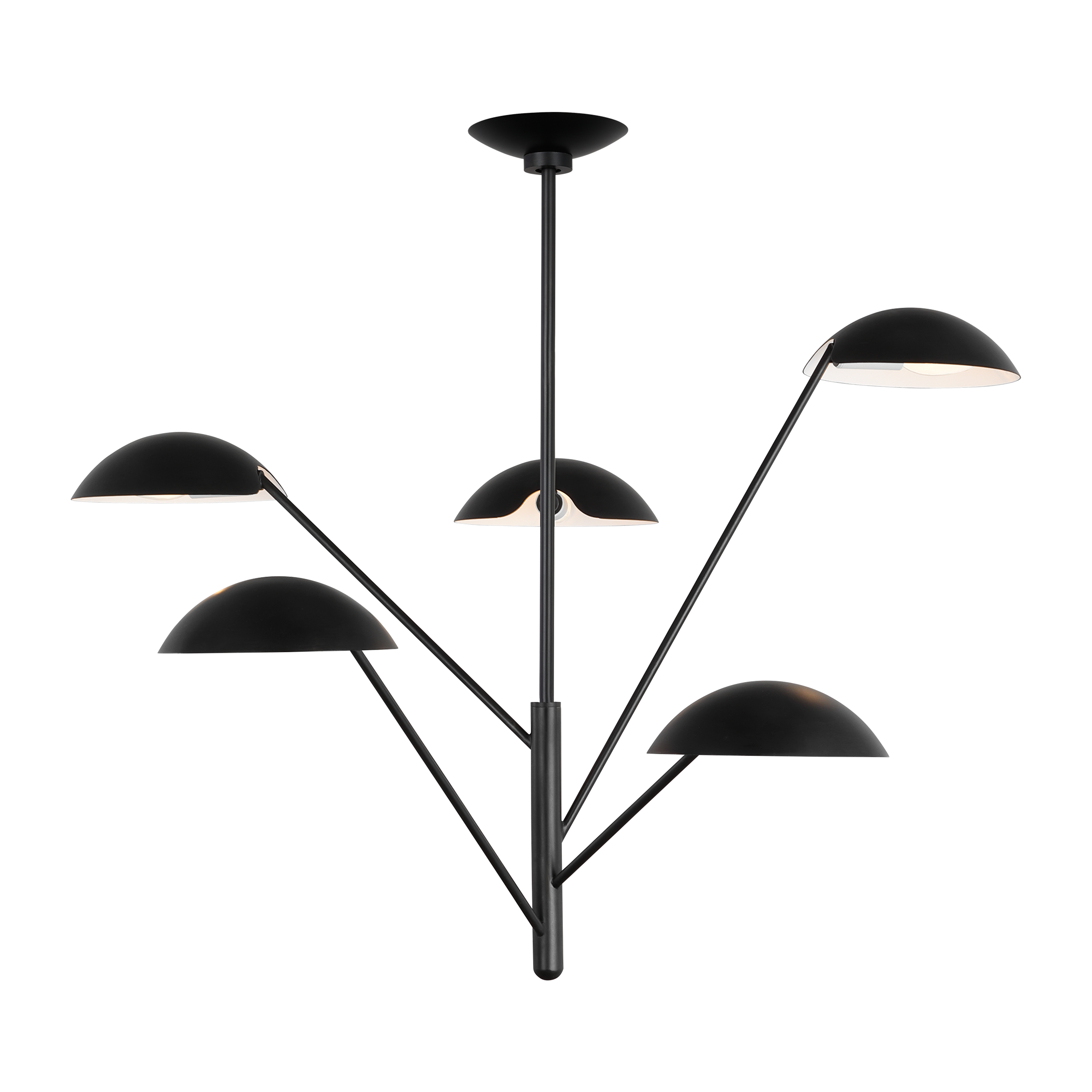 Nevel Tall Chandelier | Aged Iron
