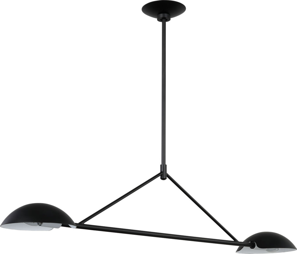 Nevel Medium Linear Chandelier Aged Iron