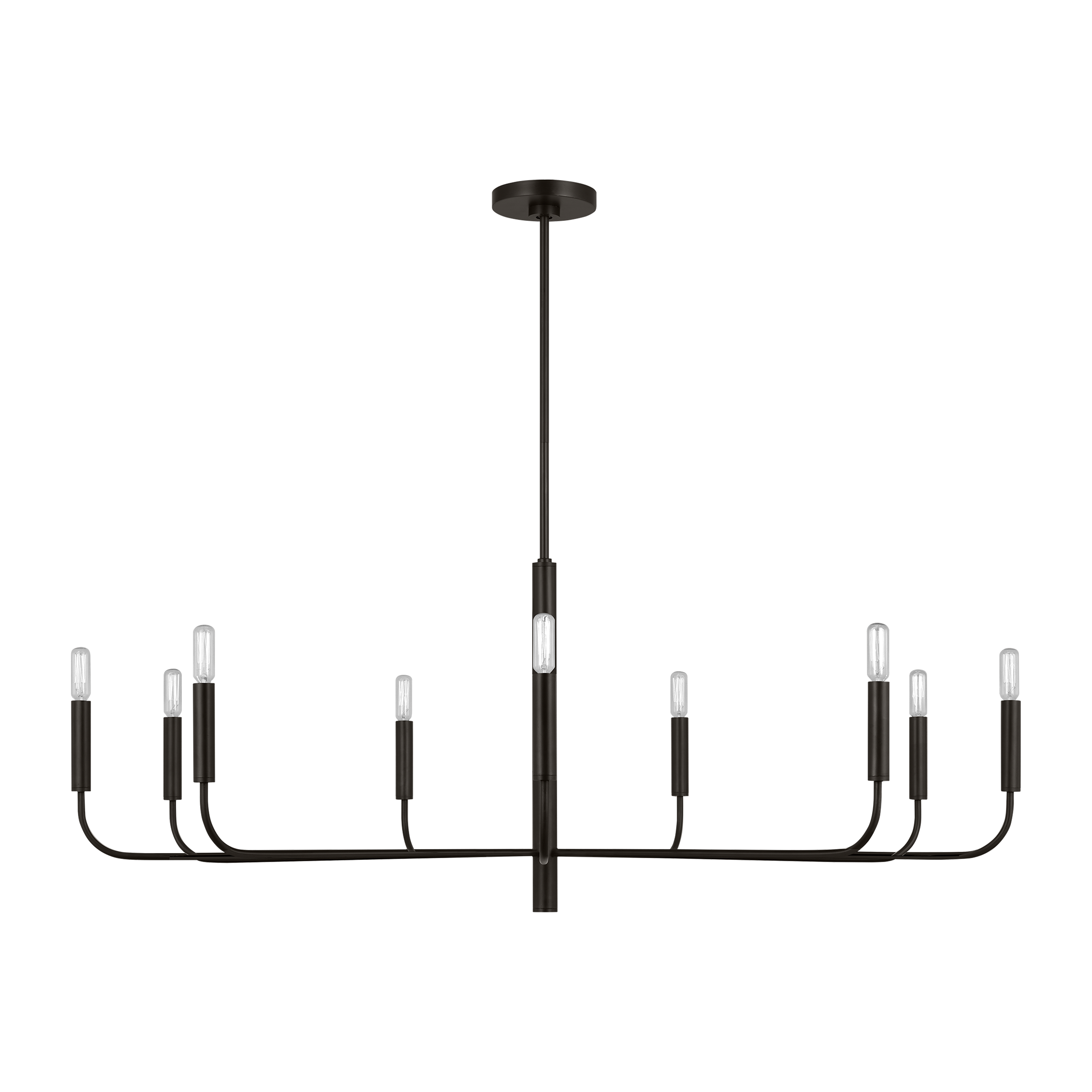 Brianna Wide Chandelier Aged Iron