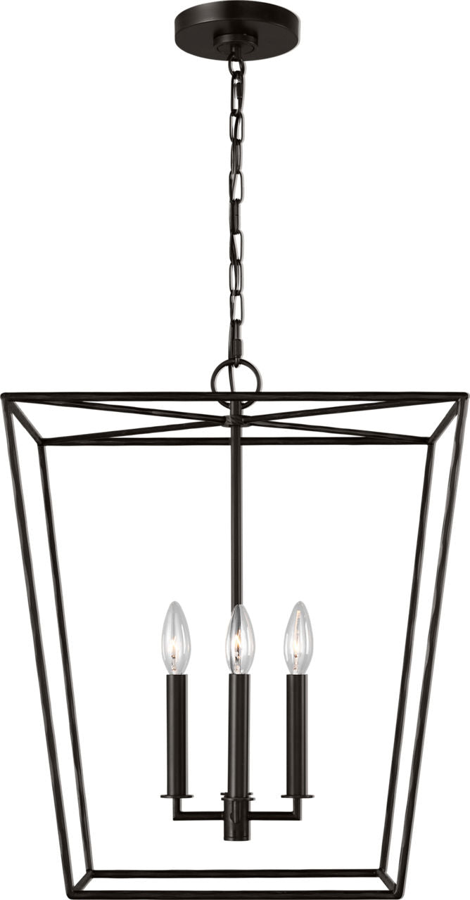Viota Medium Lantern Aged Iron