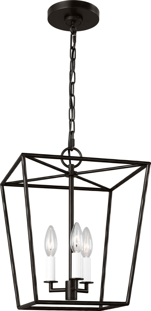 Viota Small Lantern Aged Iron