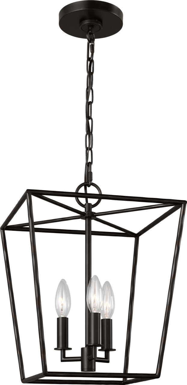 Viota Small Lantern Aged Iron