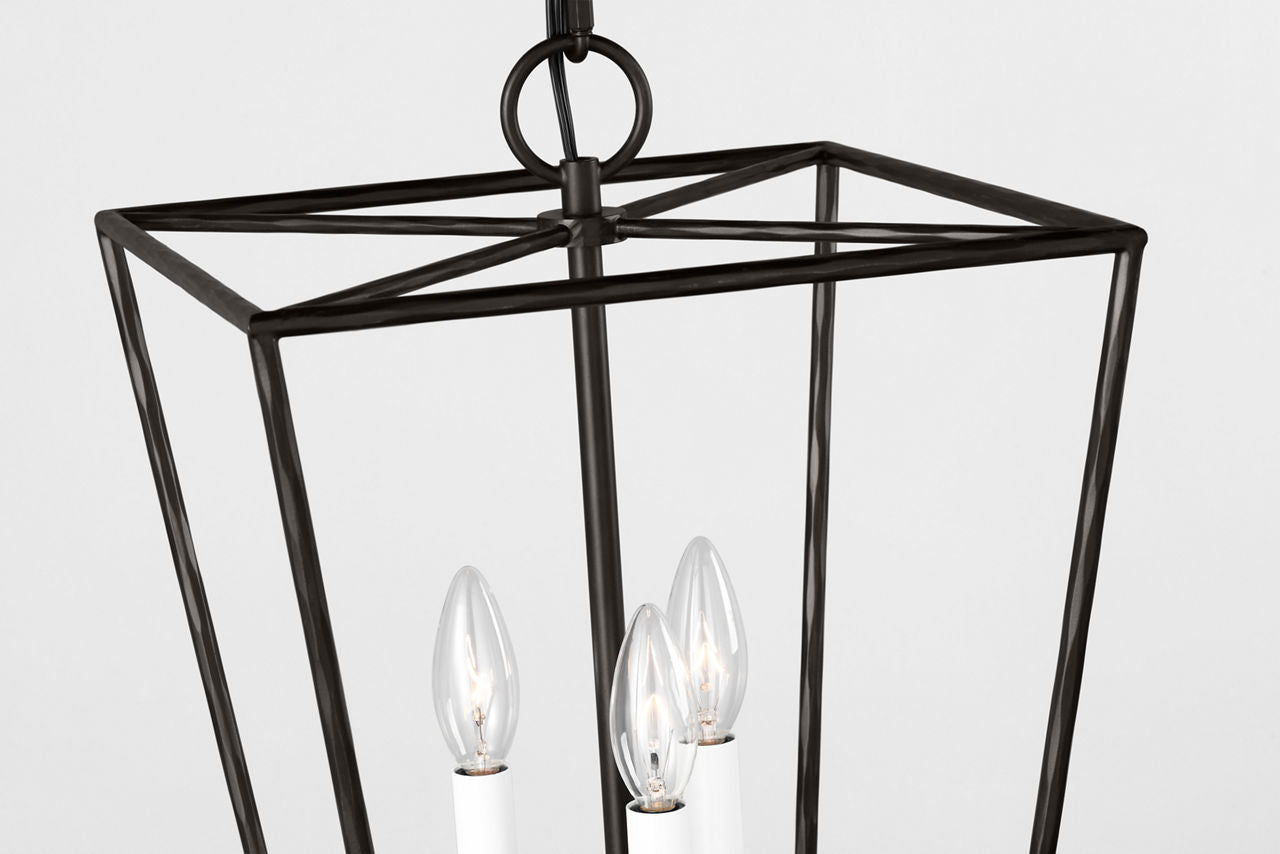 Viota Small Lantern Aged Iron