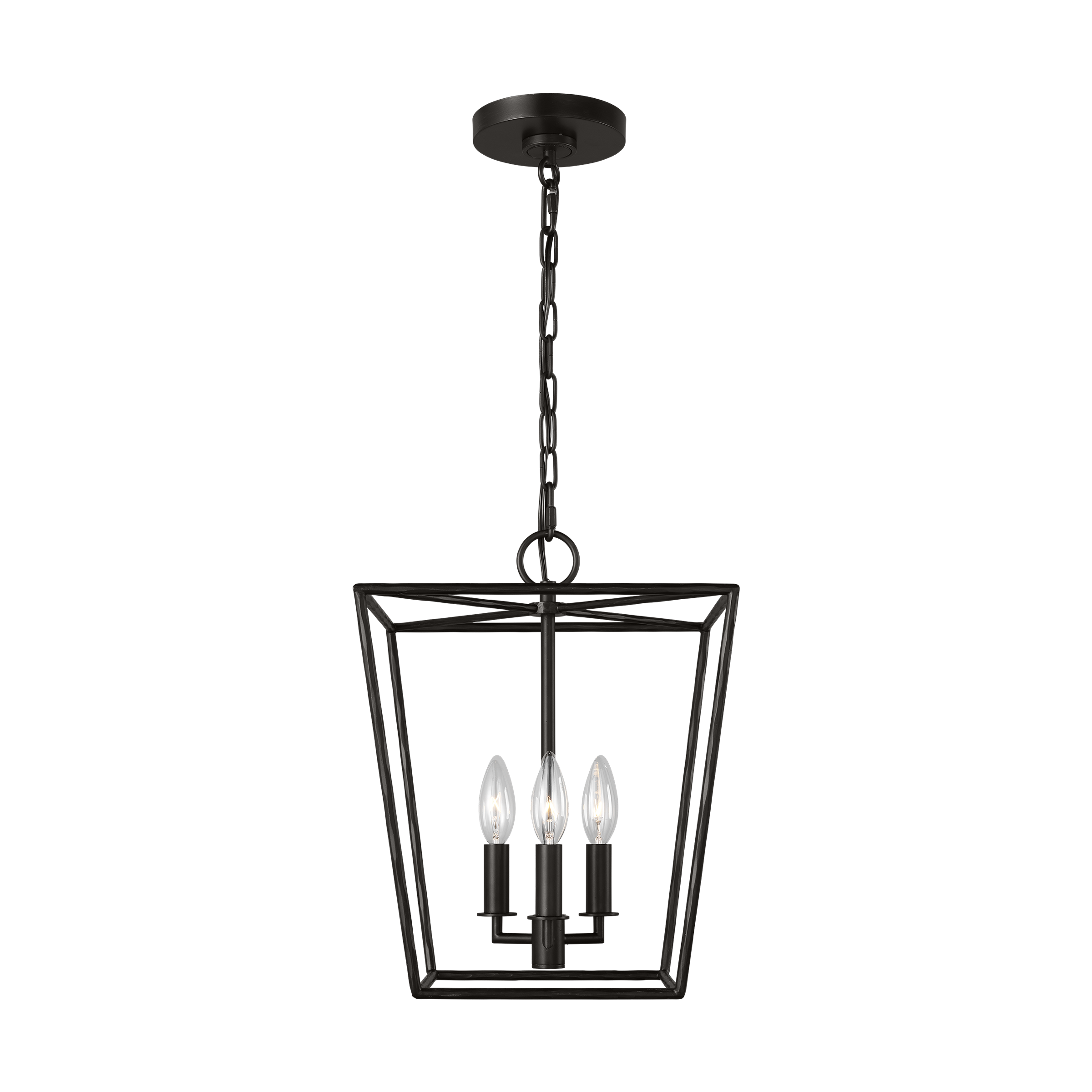 Viota Small Lantern Aged Iron