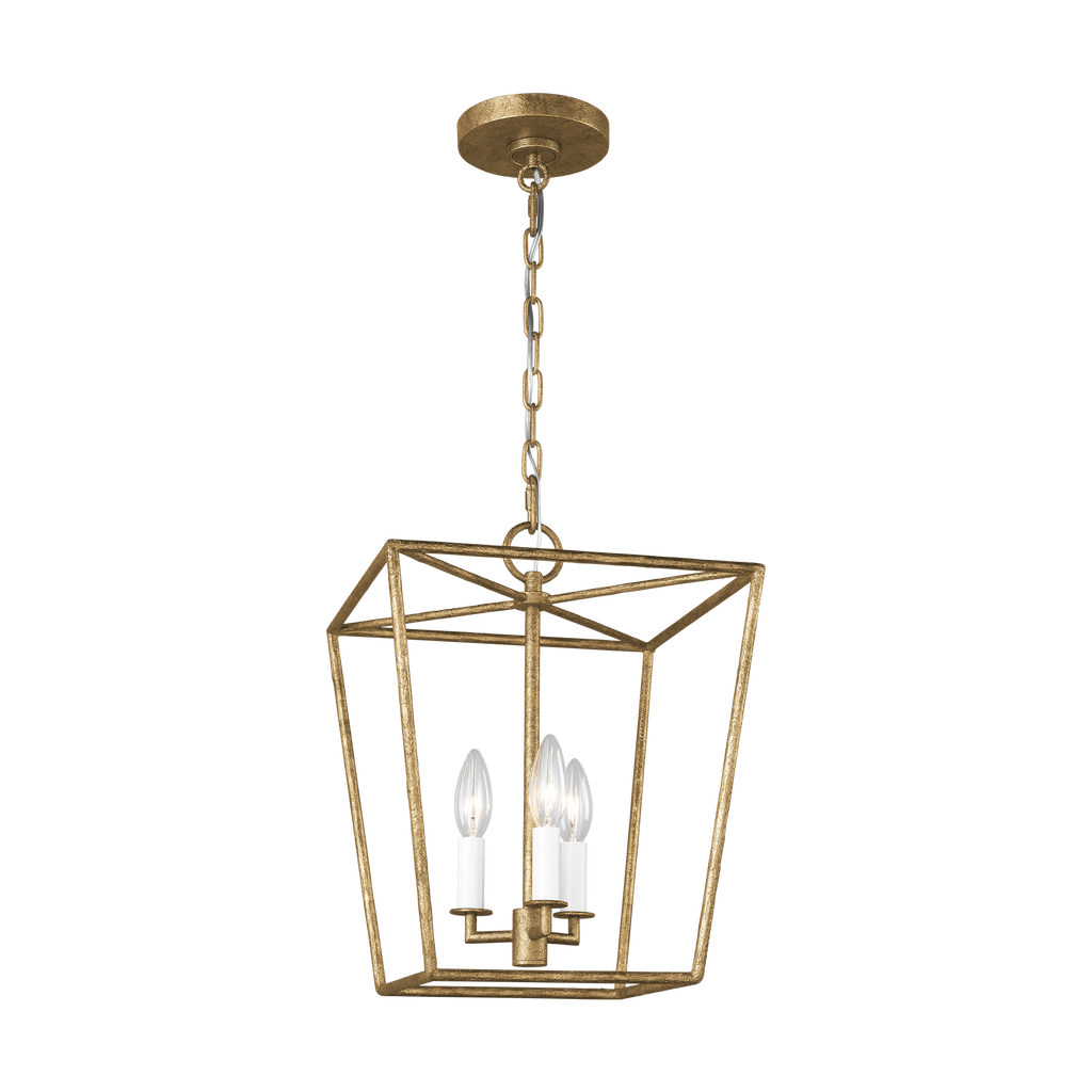 Viota Small Lantern Casted Gild