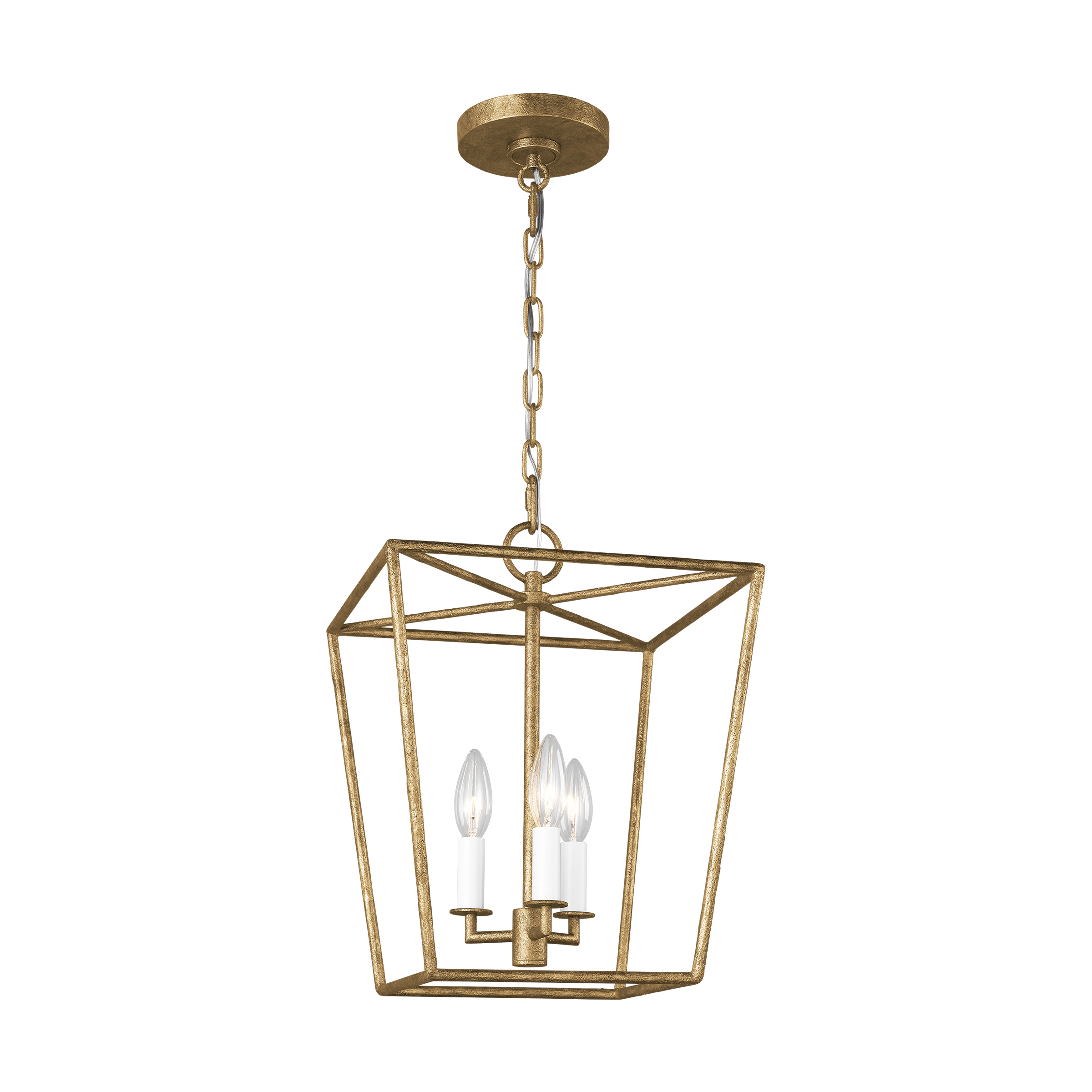 Viota Small Lantern Casted Gild