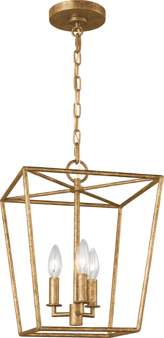 Viota Small Lantern Casted Gild