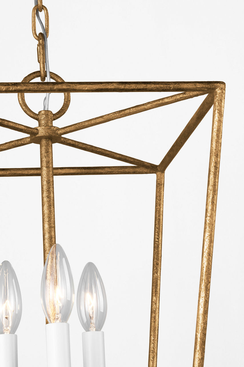 Viota Small Lantern Casted Gild