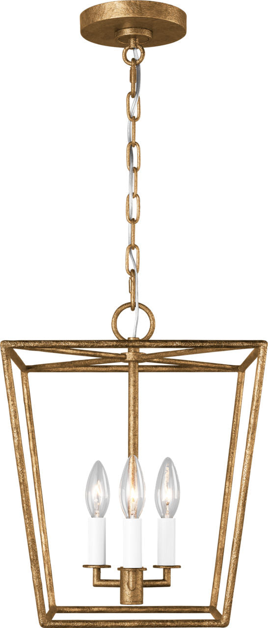 Viota Small Lantern Casted Gild