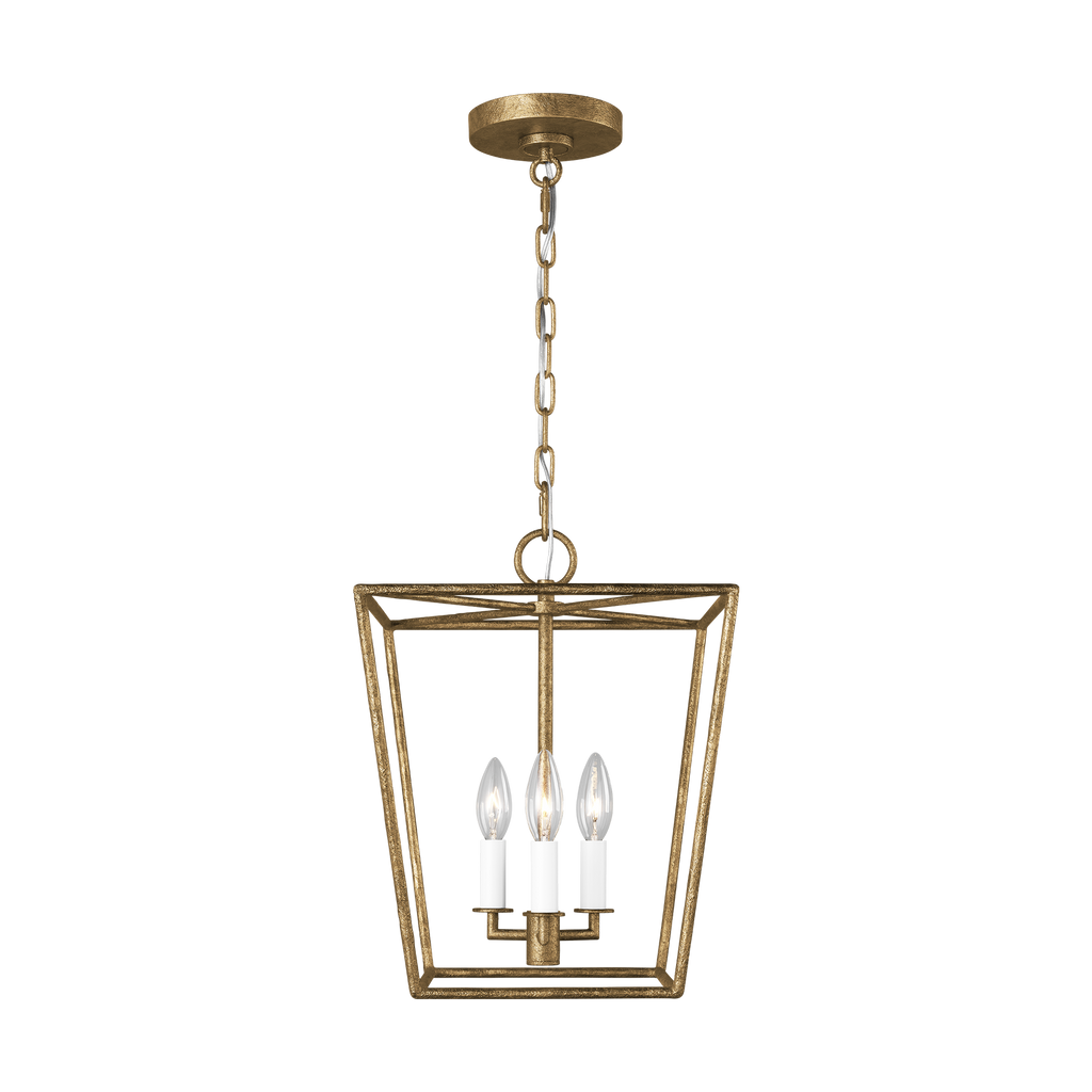 Viota Small Lantern Casted Gild