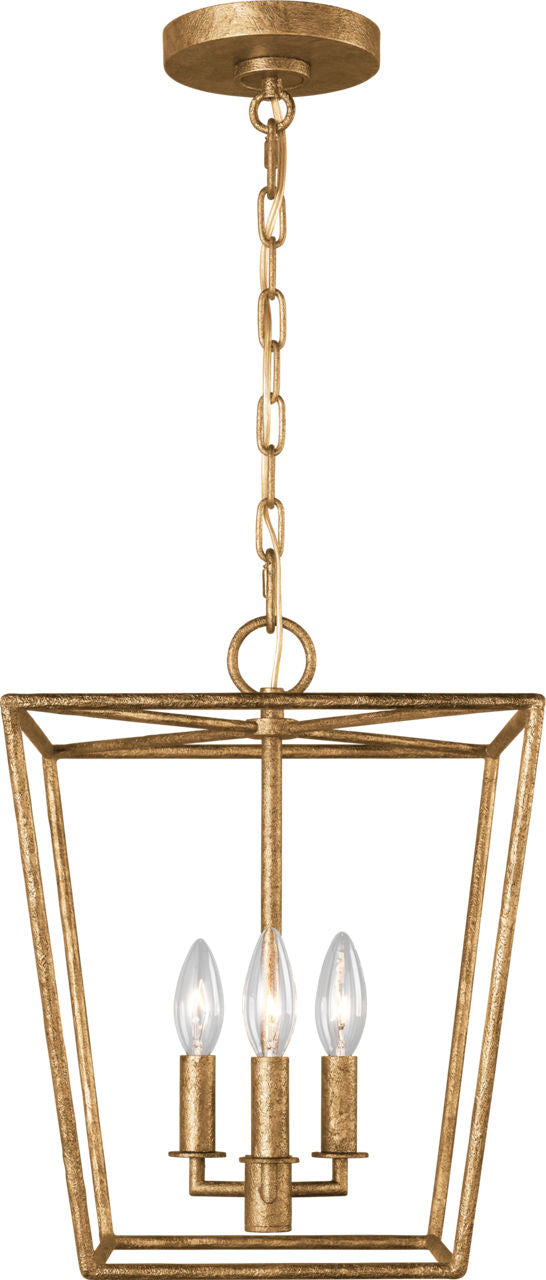 Viota Small Lantern Casted Gild