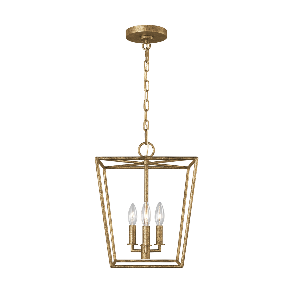 Viota Small Lantern Casted Gild