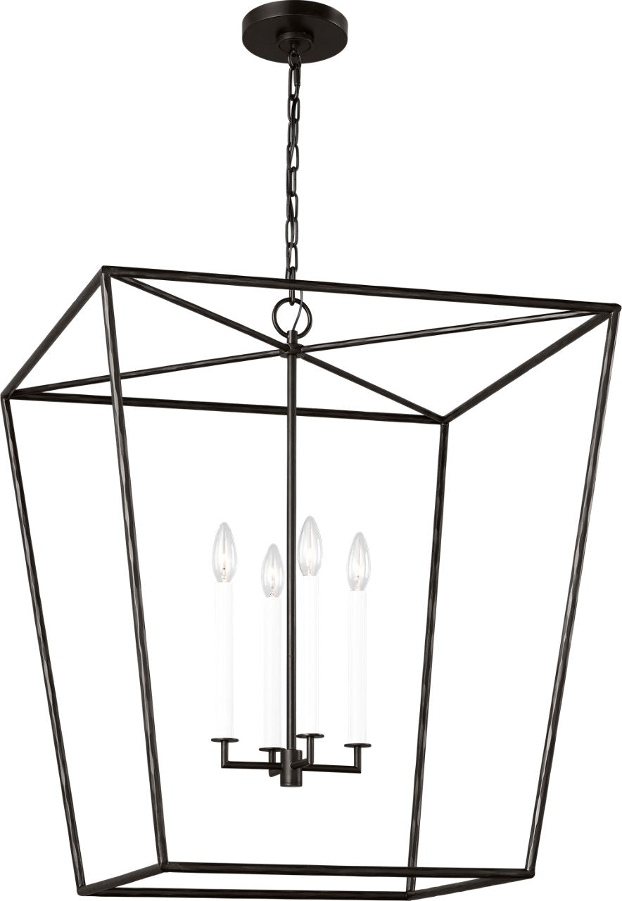 Viota Large Lantern Aged Iron