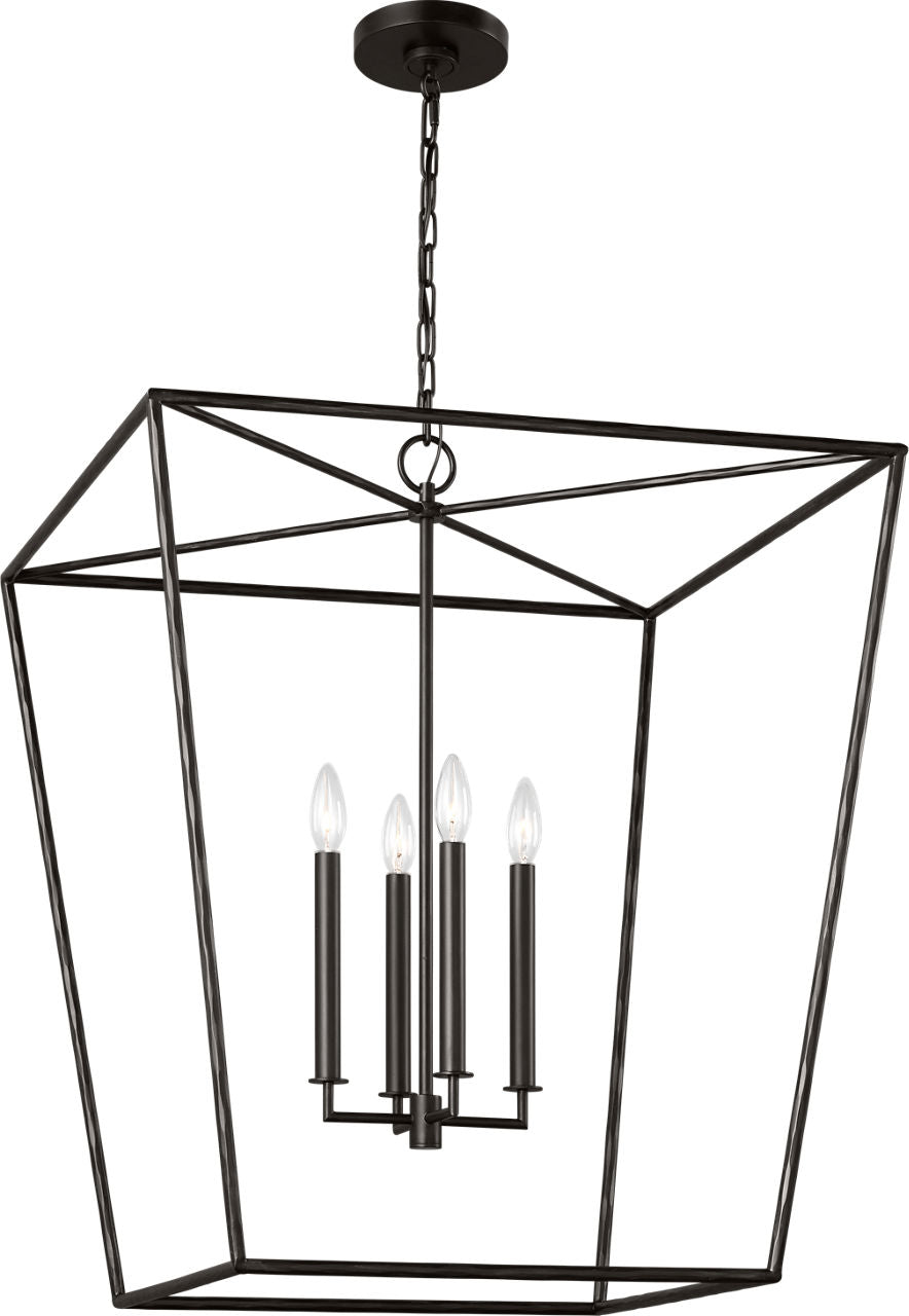 Viota Large Lantern Aged Iron