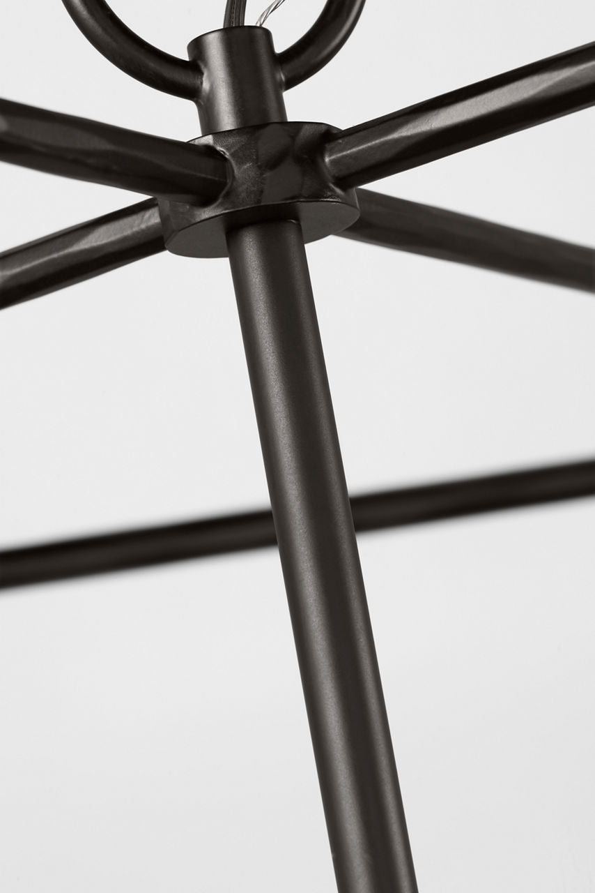 Viota Large Lantern Aged Iron