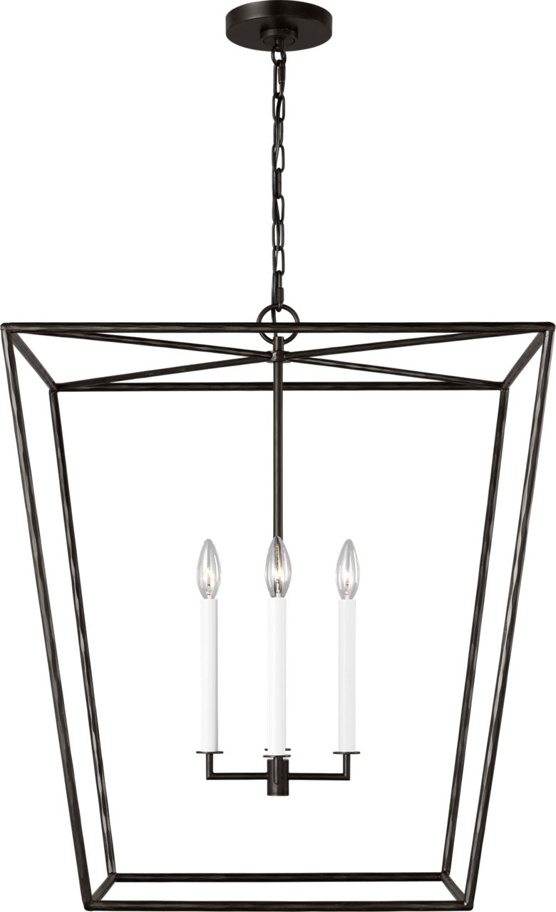 Viota Large Lantern Aged Iron