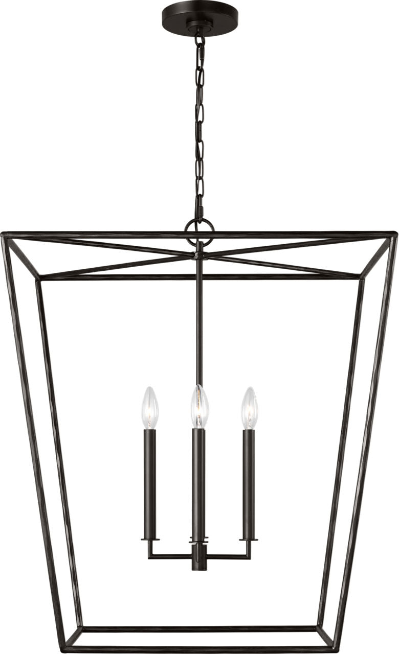 Viota Large Lantern Aged Iron
